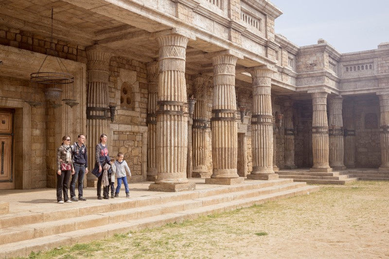 Matthew Buick, Ancient Abyssinia film set, Cinecitta, Rome, 2017, photography, 63 x 4 5cm