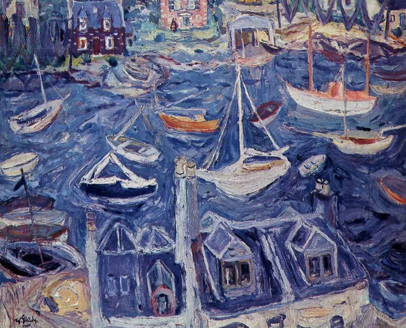 Summer Harbour, 1938, Oil
