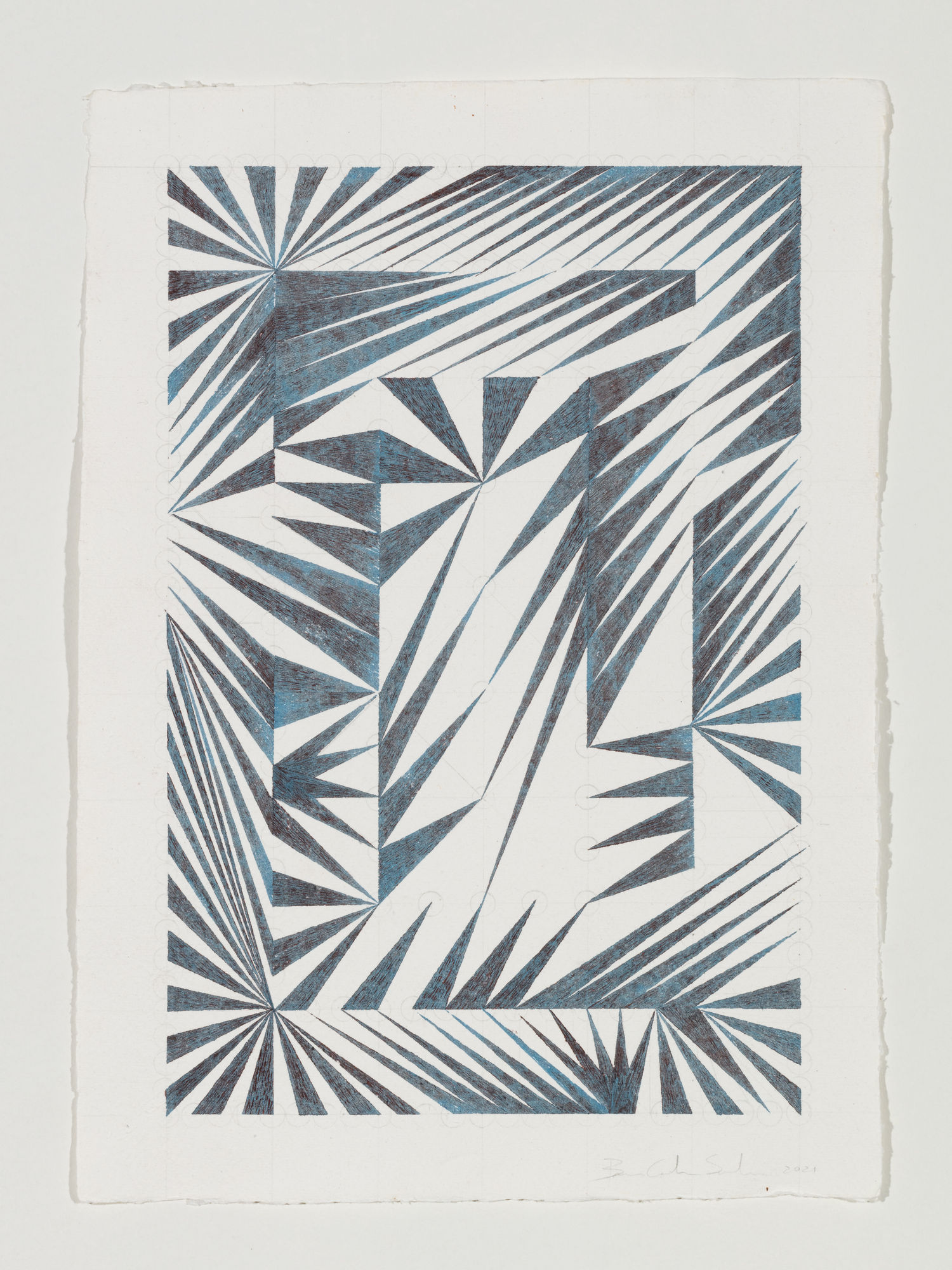 Bruno Castro Santos, Through the Blue #3, 2021