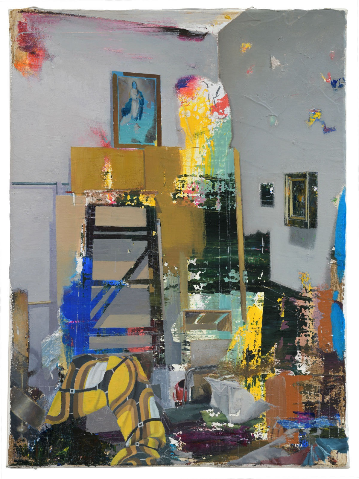 CARLOS SAGRERA - STORAGE ROOM II - 2017 - ACRYLIC ON CANVAS - 46 X 34 CM