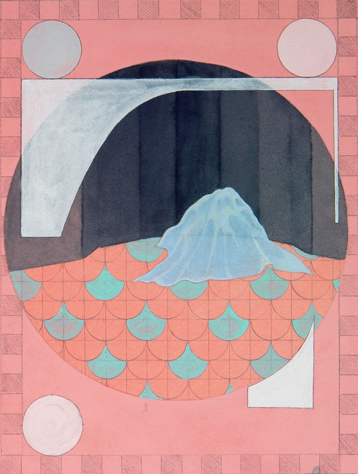 MATTHIAS SCHAAREMAN - NR 1704 - 2017 - GOUACHE ON PAPER - 24,5 X 19 CM