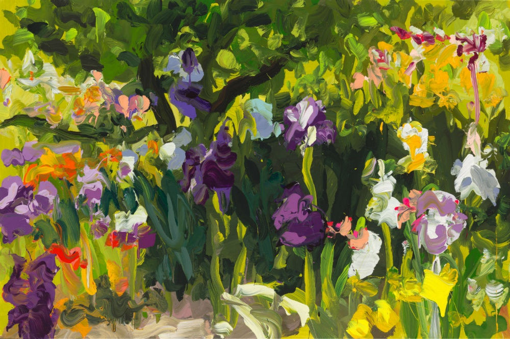 JAN DE VLIEGHER - GARDEN 30 - 2018 - OIL ON CANVAS - 110 X 165 CM