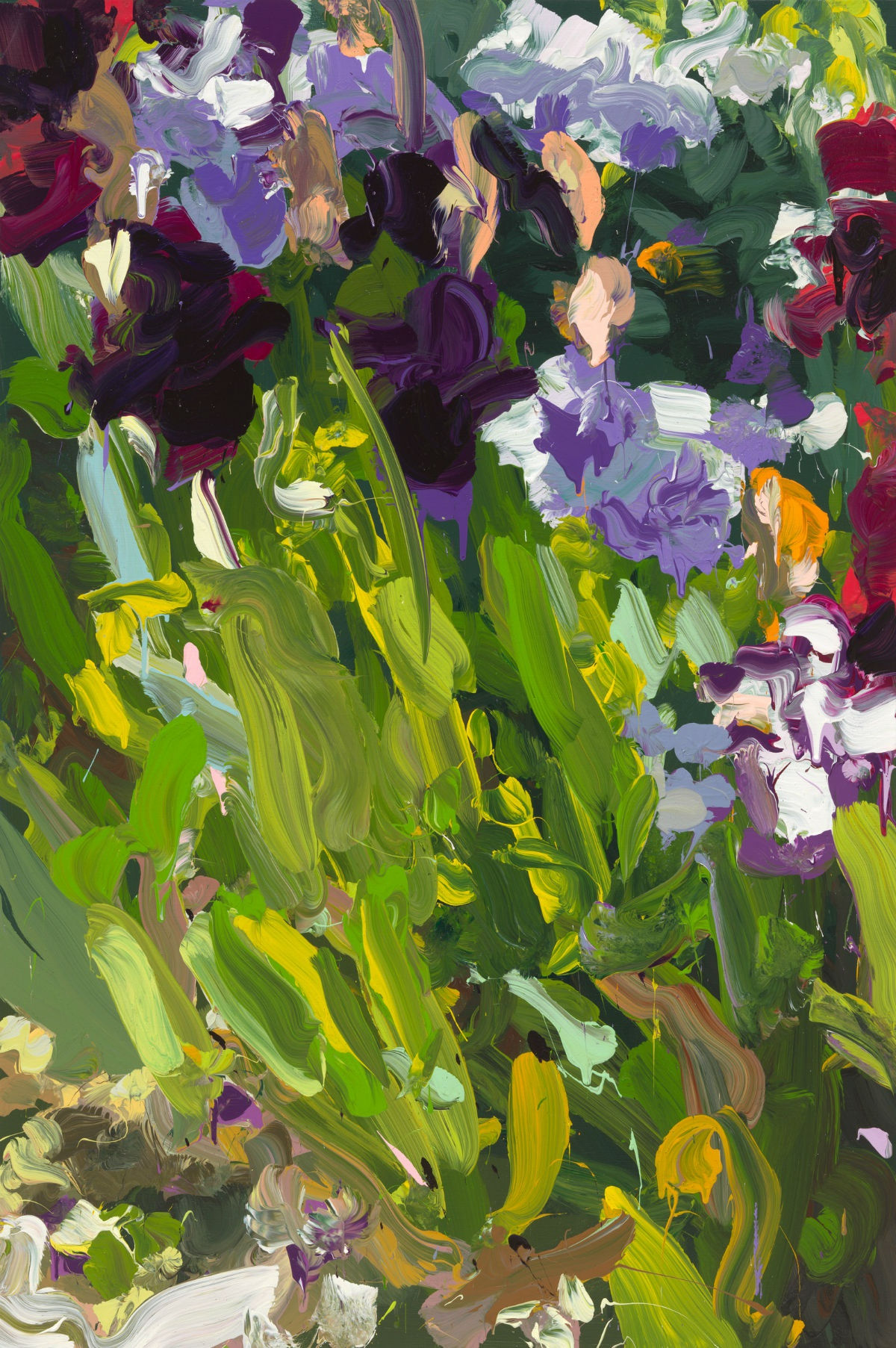 JAN DE VLIEGHER - GARDEN 36 - 2018 - OIL ON CANVAS - 165 X 110 CM