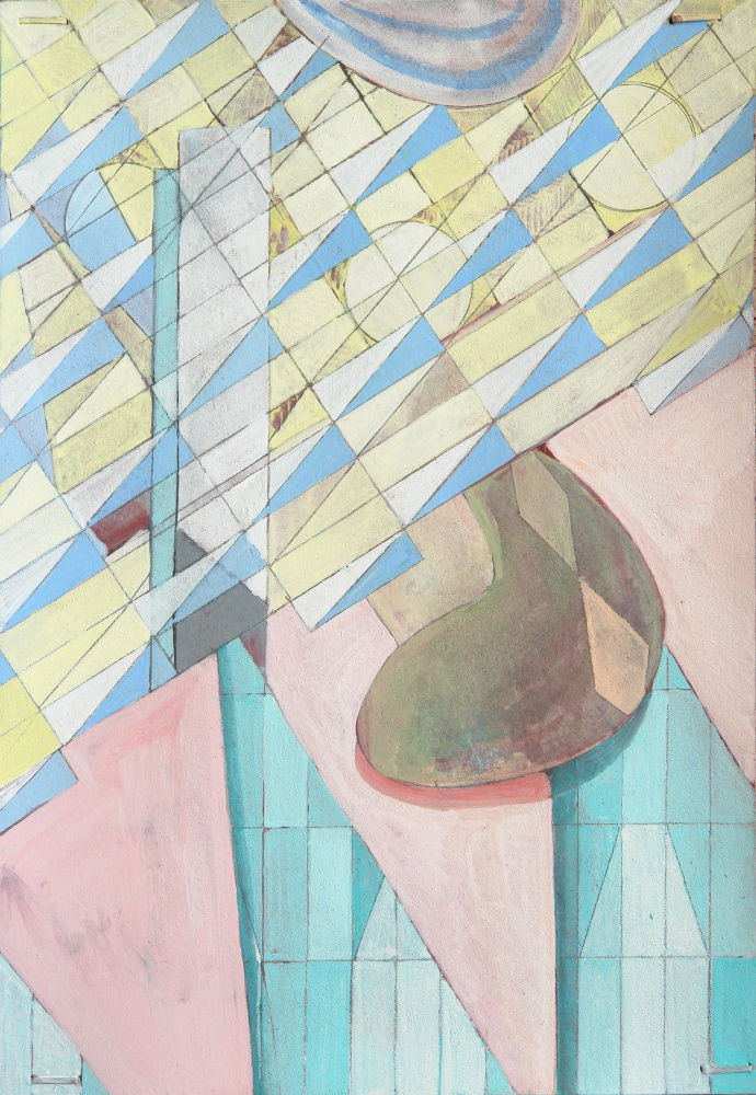 MATTHIAS SCHAAREMAN - NR 1804 - 2018 - GOUACHE ON PAPER - 17 X 25 CM