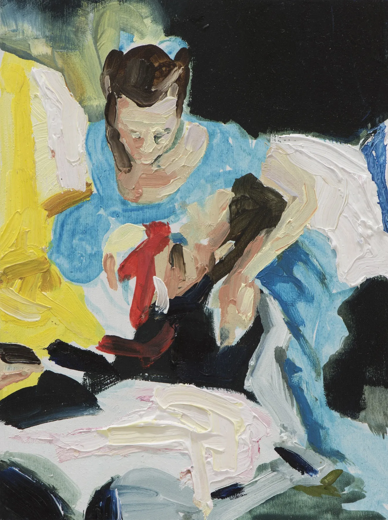 ANNA BITTERSOHL - XXX - 2014 - OIL ON WOOD - 20 X 15 CM