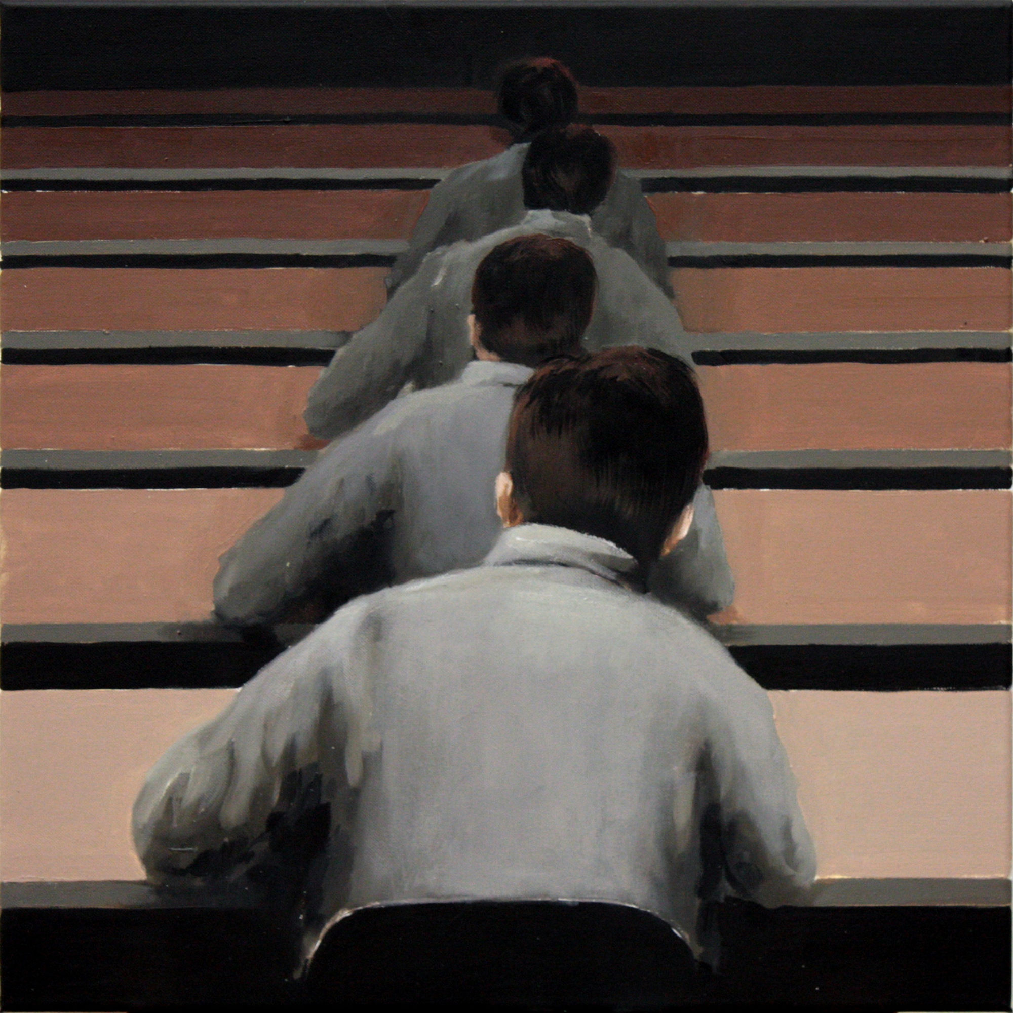 ENRICO FREITAG - REIHE - 2016 - OIL ON CANVAS - 50 X 50 CM