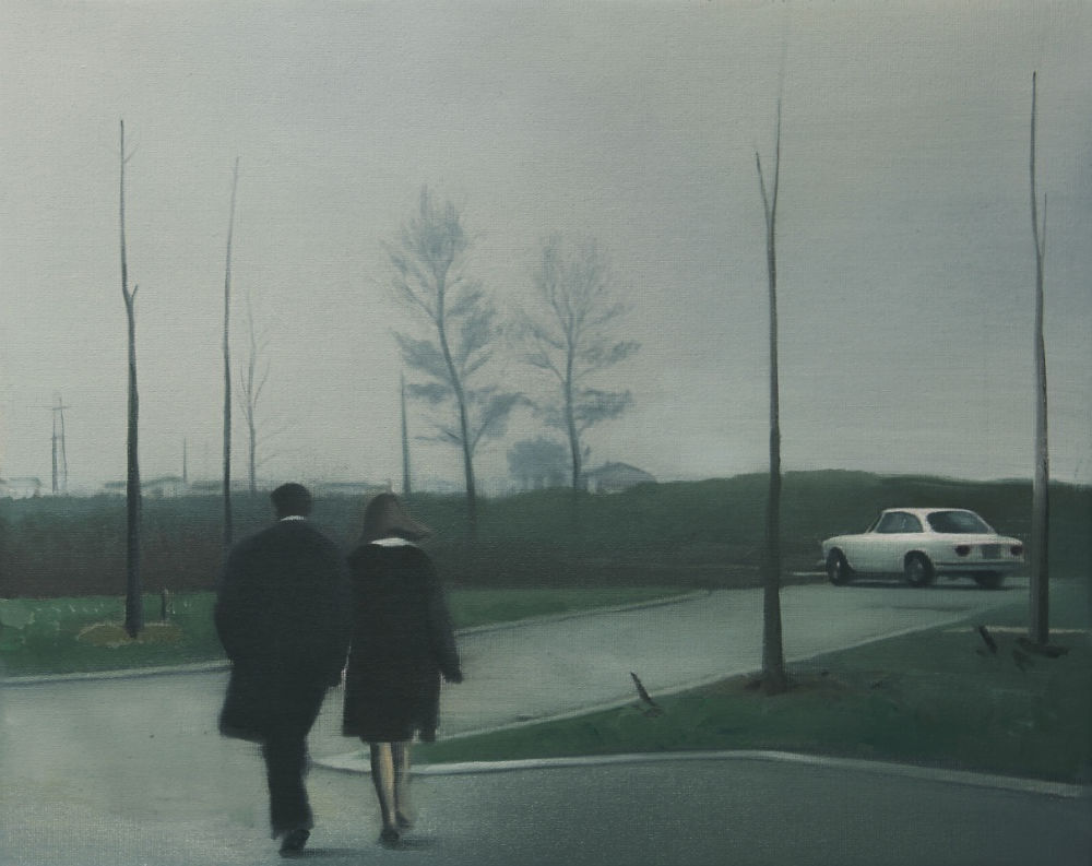 RADENKO MILAK - RED DESERT (1964) - 2016 - OIL ON CANVAS - 40 X 50 CM