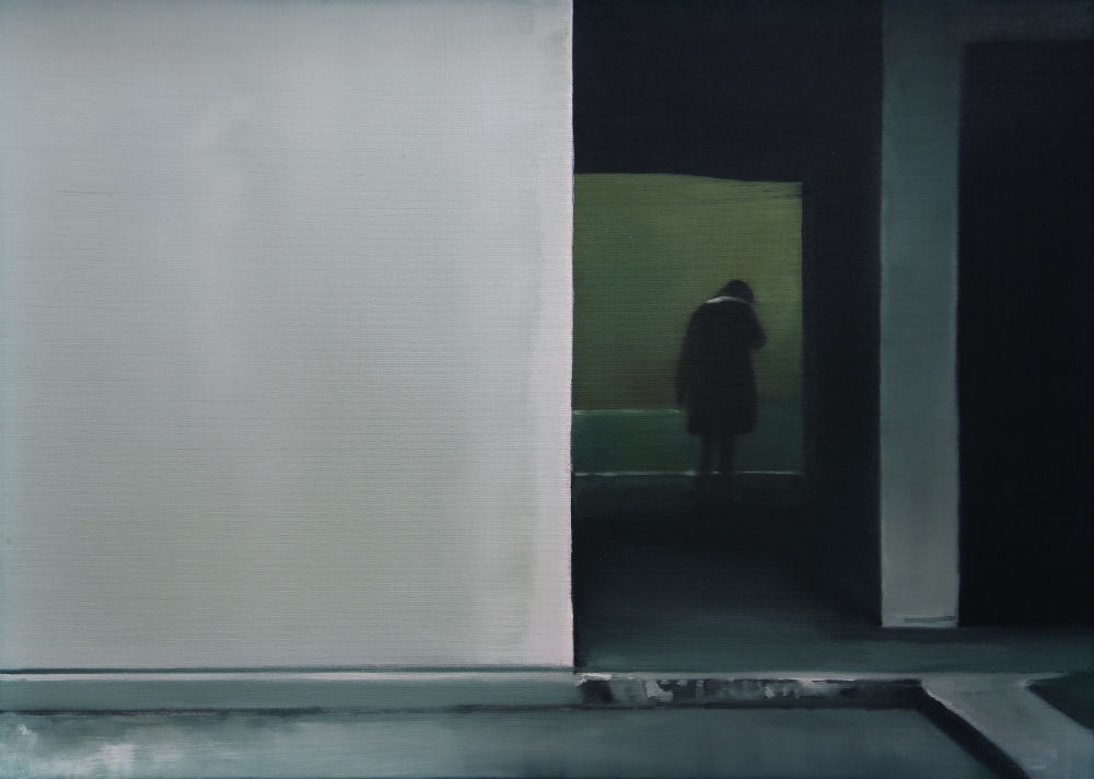 RADENKO MILAK - RED DESERT (1964) - 2016 - OIL ON CANVAS - 50 X 70 CM