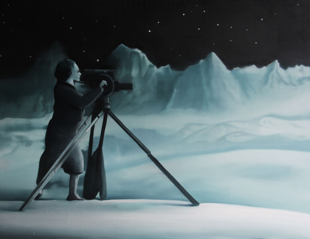 RADENKO MILAK - WOMAN IN THE MOON (1929) - 2016 - OIL ON CANVAS - 135 X 185 CM