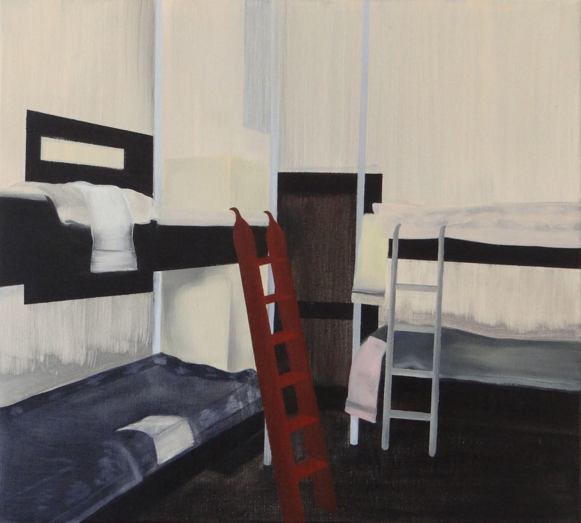 NATALIA OSSEF - THE GIRLS ARE ALL RIGHT - 2015 - OIL ON CANVAS - 45 X 50 CM