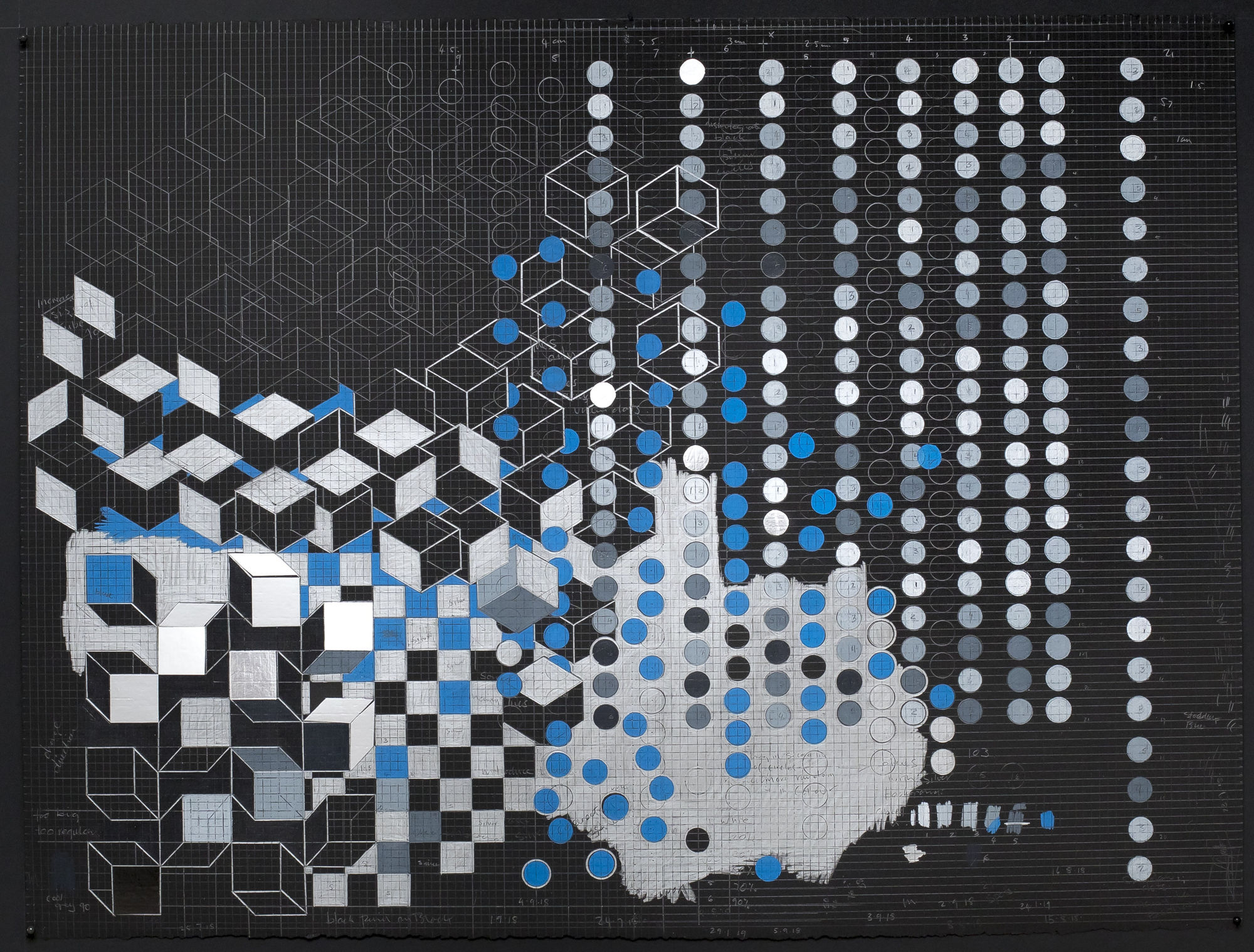 ANNA FINLAYSON Overlapping square forms, 2019