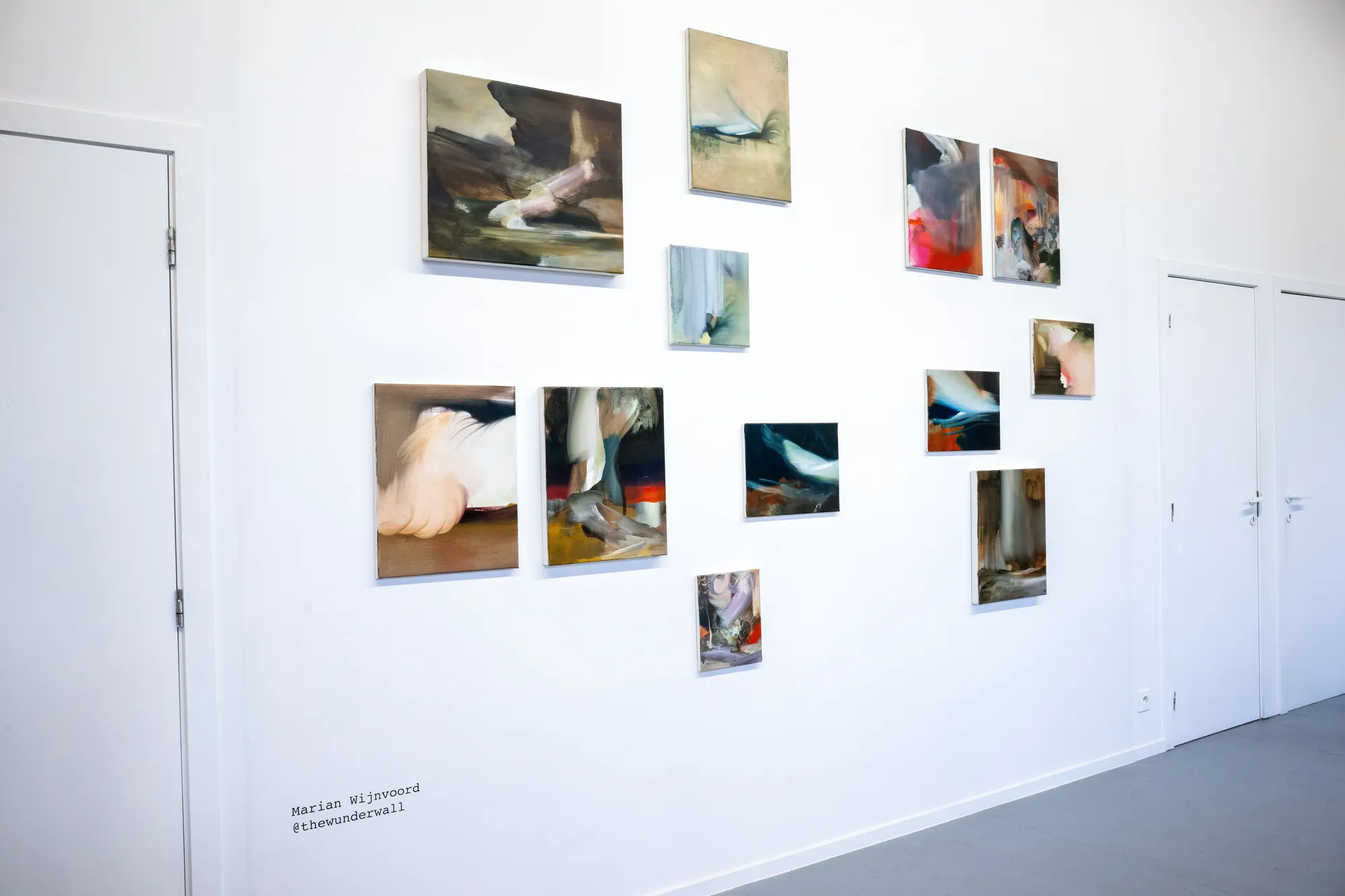 Installation view, The Wunderwall by Marian Wijnvoord, 26.11 .2022 - 08.01.2023