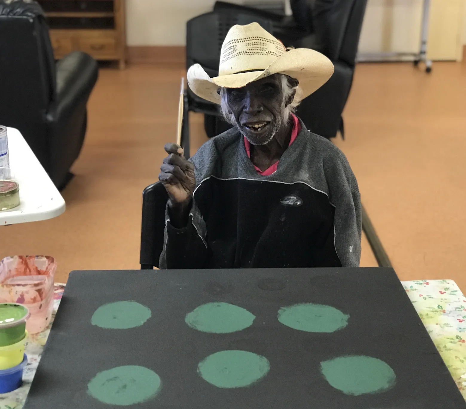 ISAAC CHEREL IN TEH STUDIO