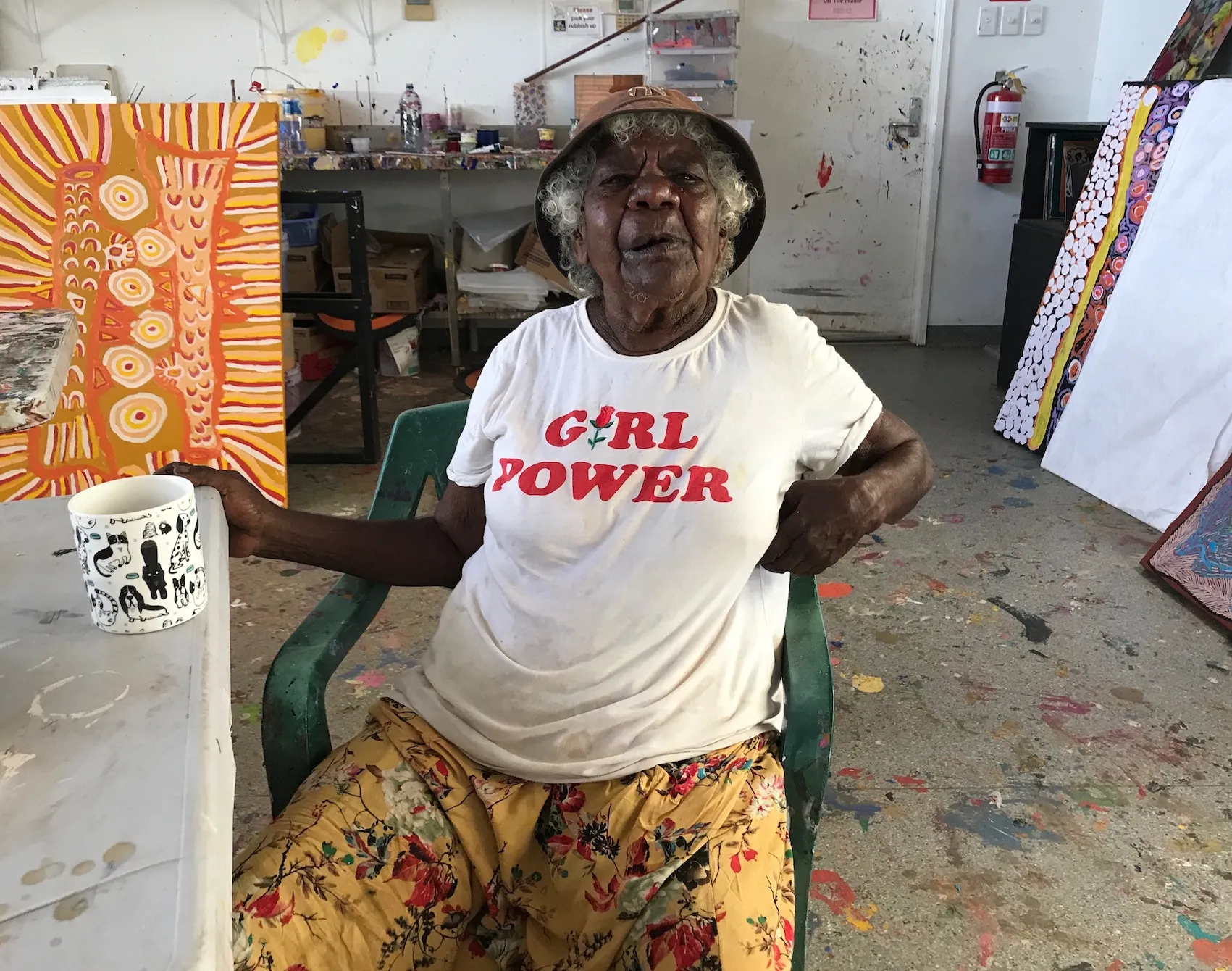 PENNY K LYONS IN THE STUDIO