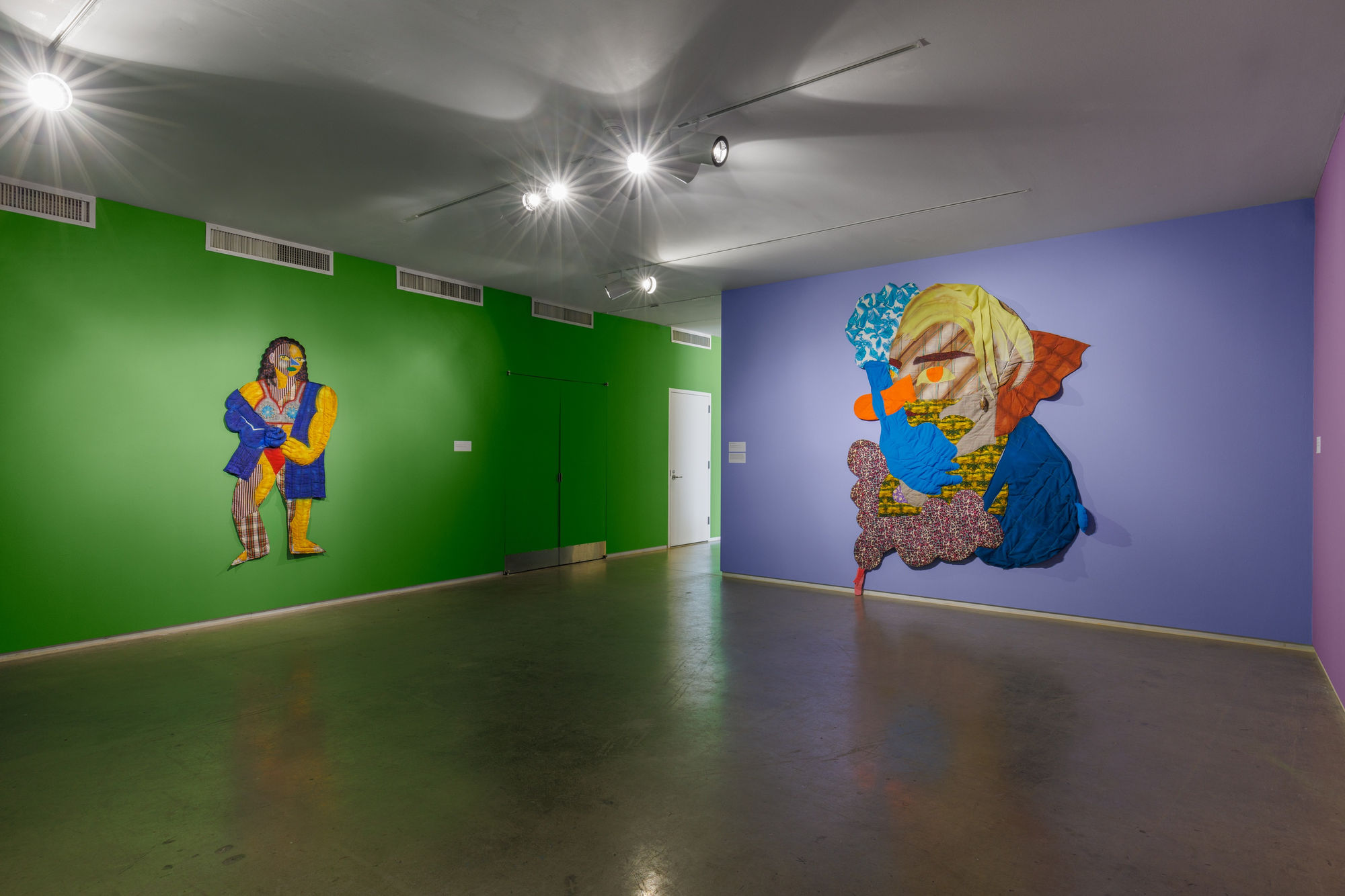 Installation view, Maria A. Guzmán Capron, Forma Seductora, Blaffer Art Museum, July 15 – September 18, 2022.