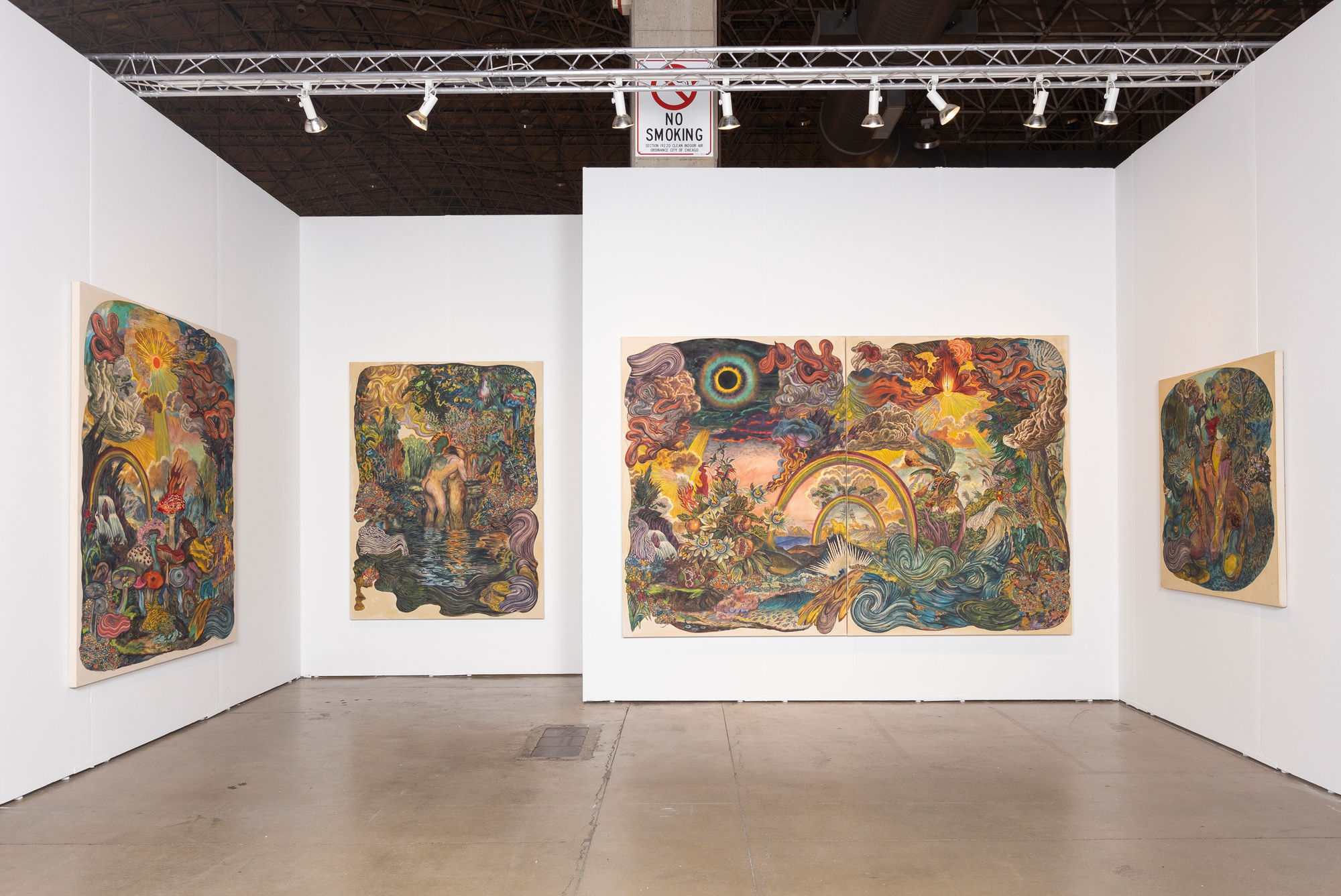 Installation view, Ken Gun Min: Shulamit Nazarian at EXPO Chicago 2023