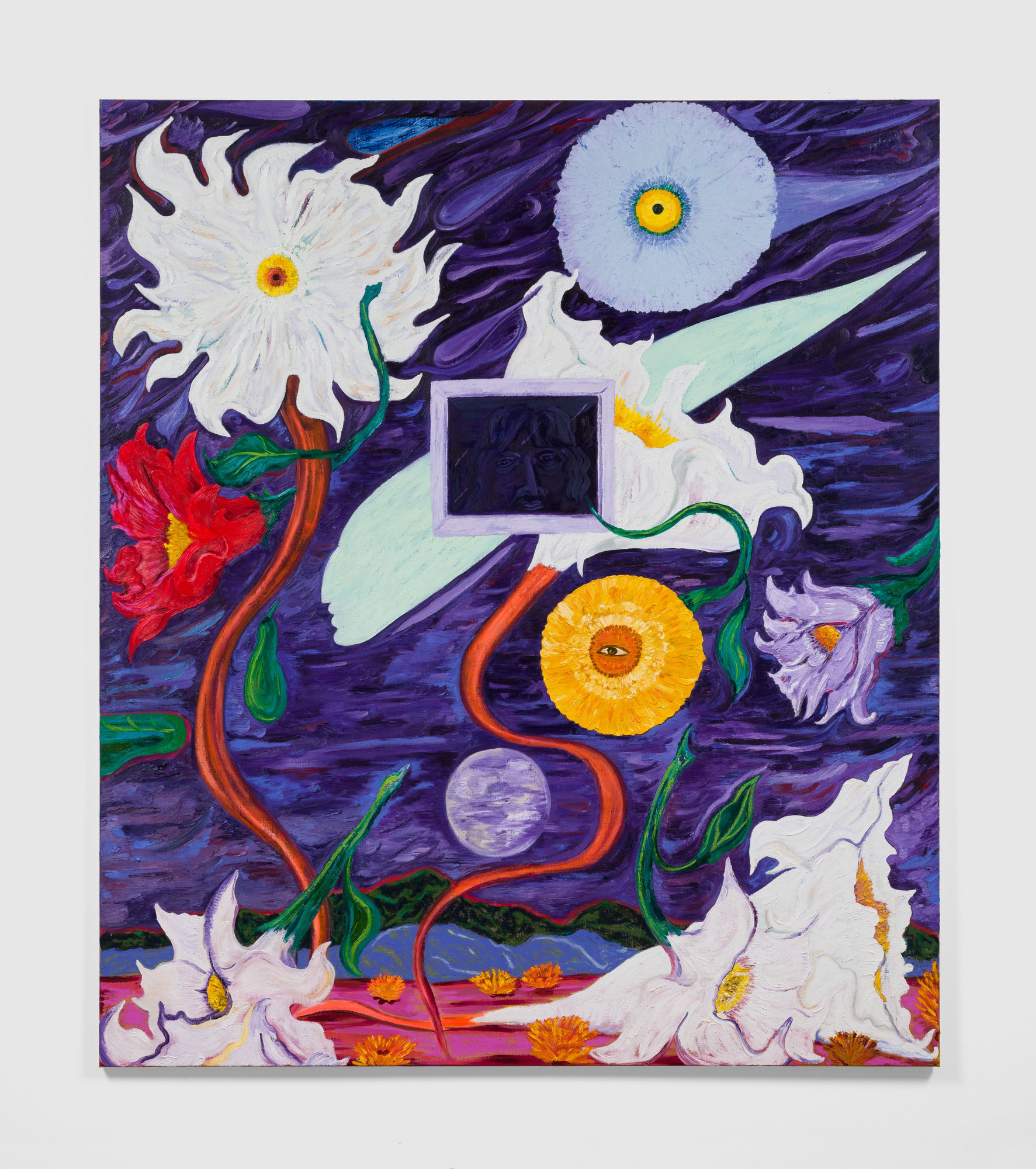 Daniel Gibson Purple Night Sky, 2023