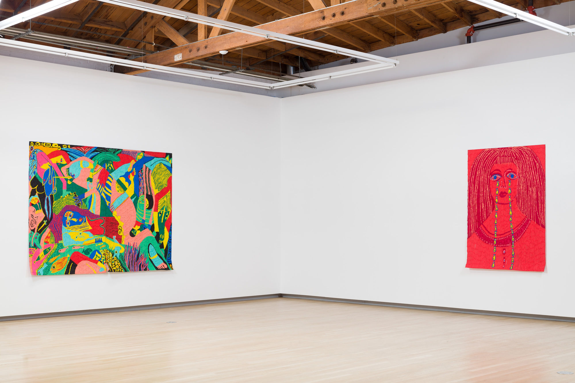 Summer Wheat, Catch and Release, installation view