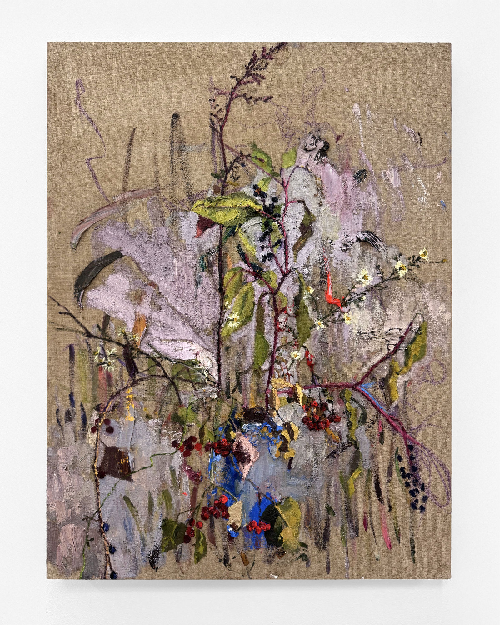 Avital Burg, Schenectady Ave Fall Flowers, 2024