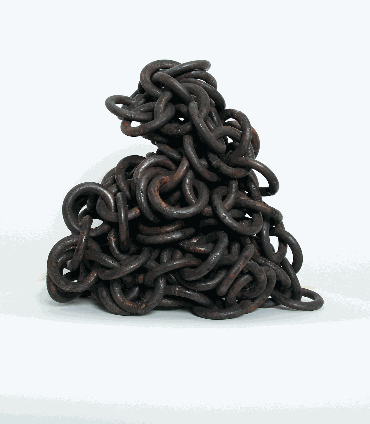 Four Is A Square, 2020. Copper chain. 50 H x 58 D cm. 6kg Available to hang or display in different iterations. £5,500 inc. s/s VAT