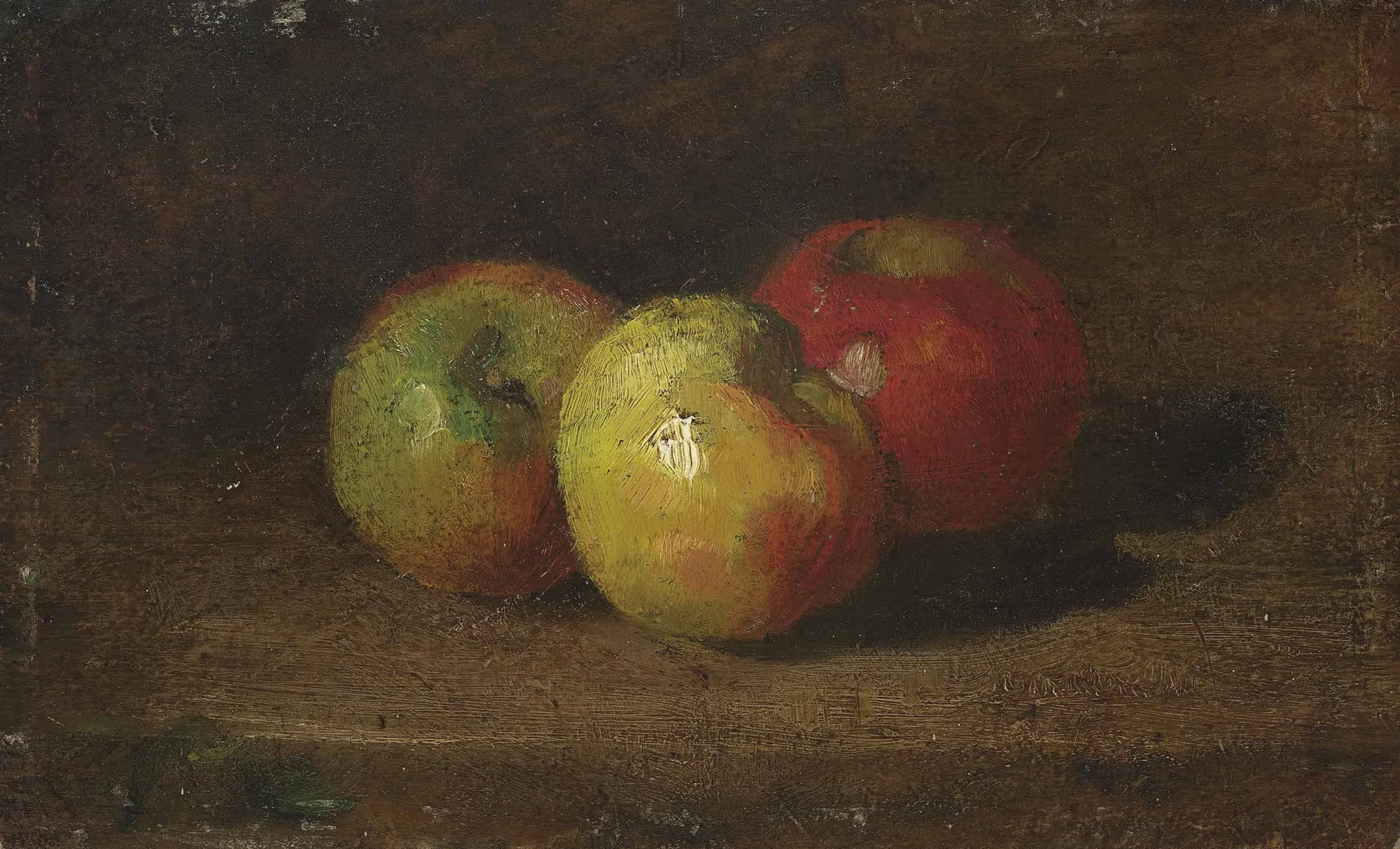 Gustave Courbet, Nature morte aux pommes 1871-1872 Oil on canvas Private collection