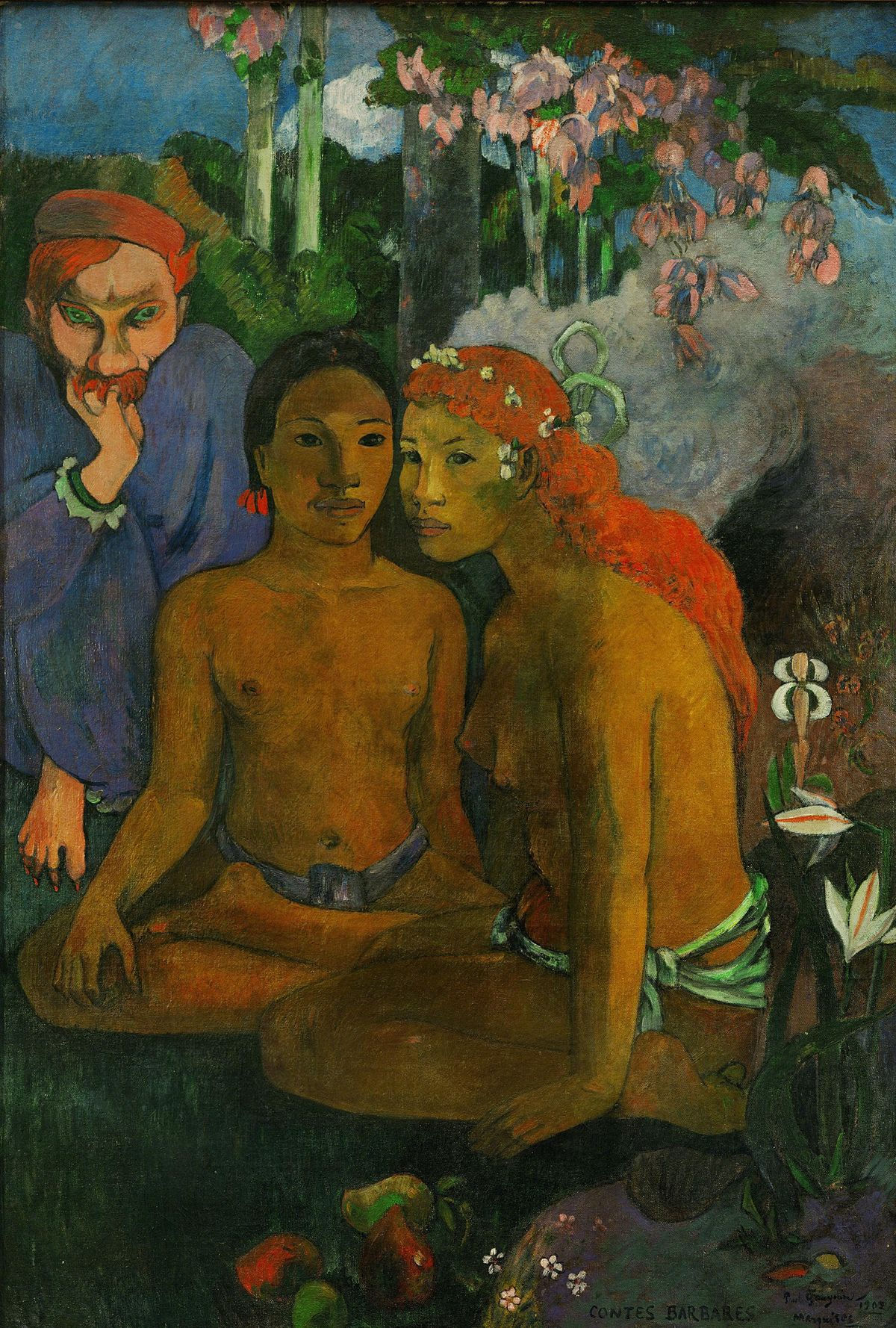 Contes Barbares, 1902 Oil on canvas 131.5 x 90.5 cm Courtesy Museum of Folkwang, Essen