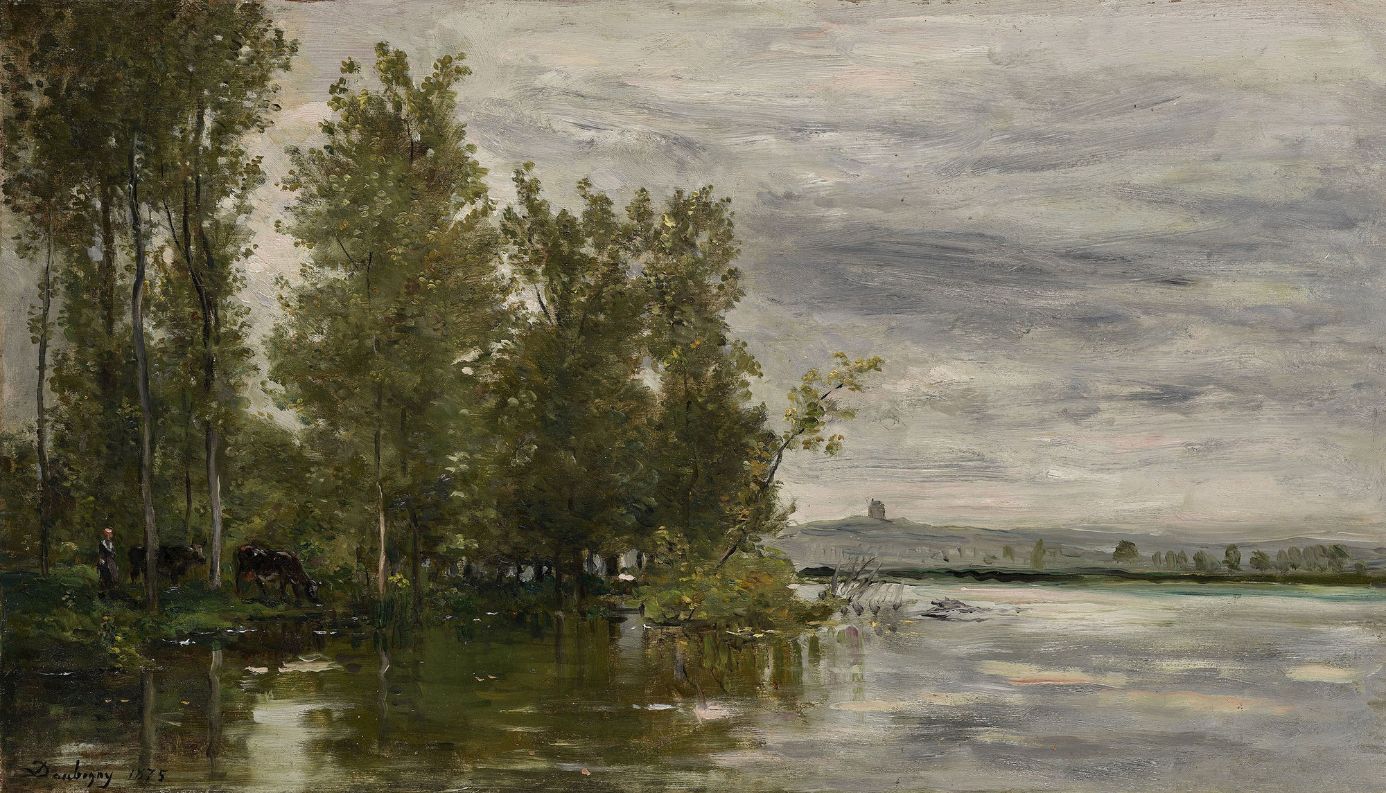 Charles François Daubigny, L’Inondation, 1875