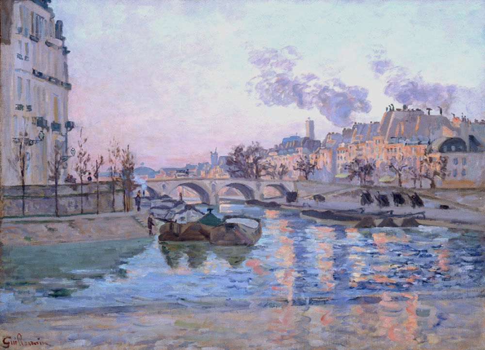 Armand Guillaumin Paris, le Pont Marie et le quai de l'Hotel de ville, c.1882 Oil on canvas 59.6 x 81 cm 23 1/2 x 32 7/8 inches Signed lower left Sold by the gallery.