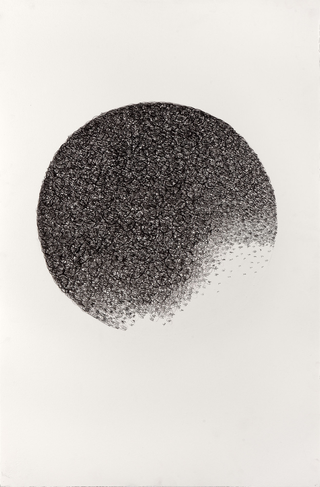 Untitled 3, Ink on Paper, 100 x 66 cm, 2017