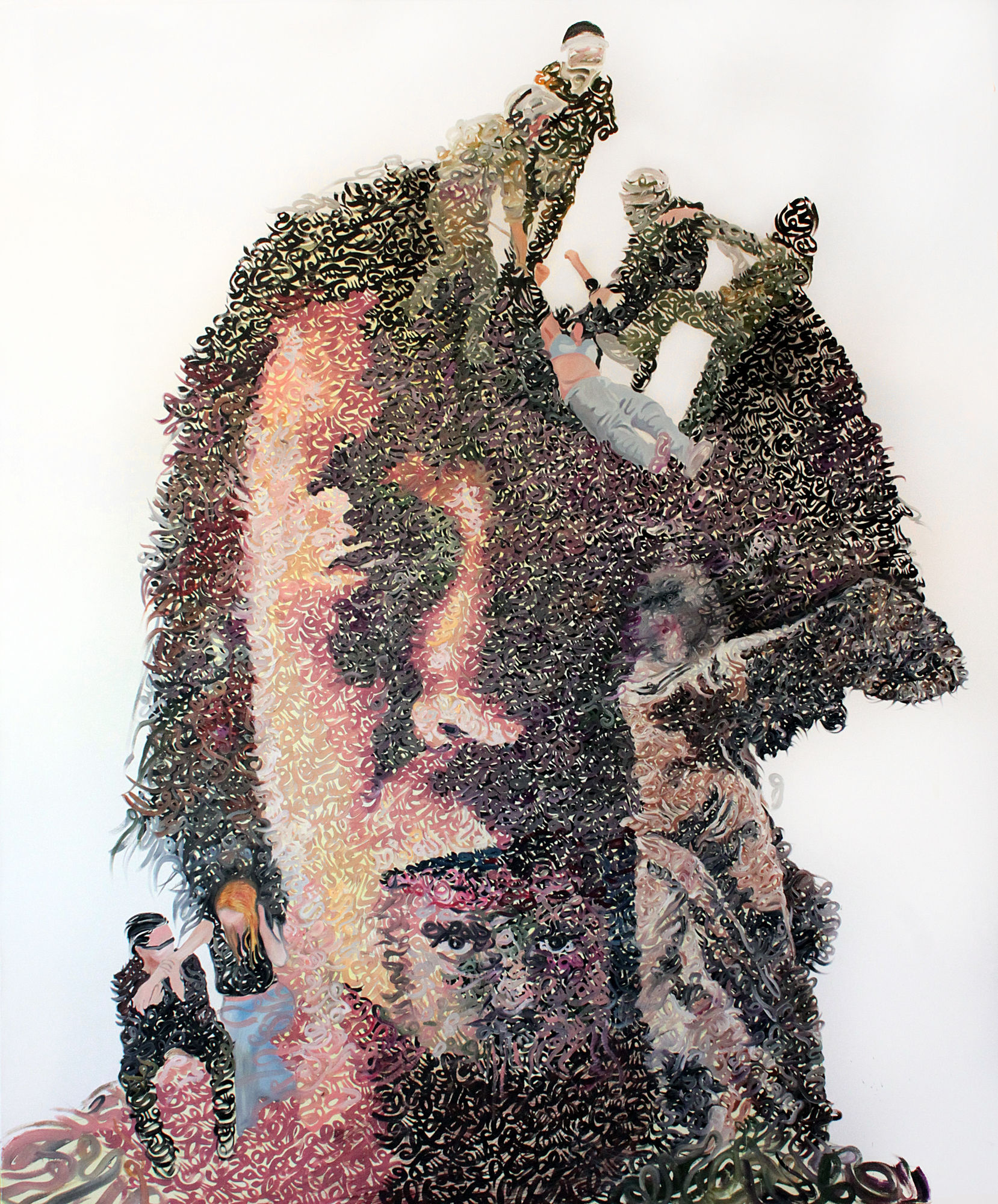 As You Can't See, 2012 Acrylic on canvas 240 x 200 cm