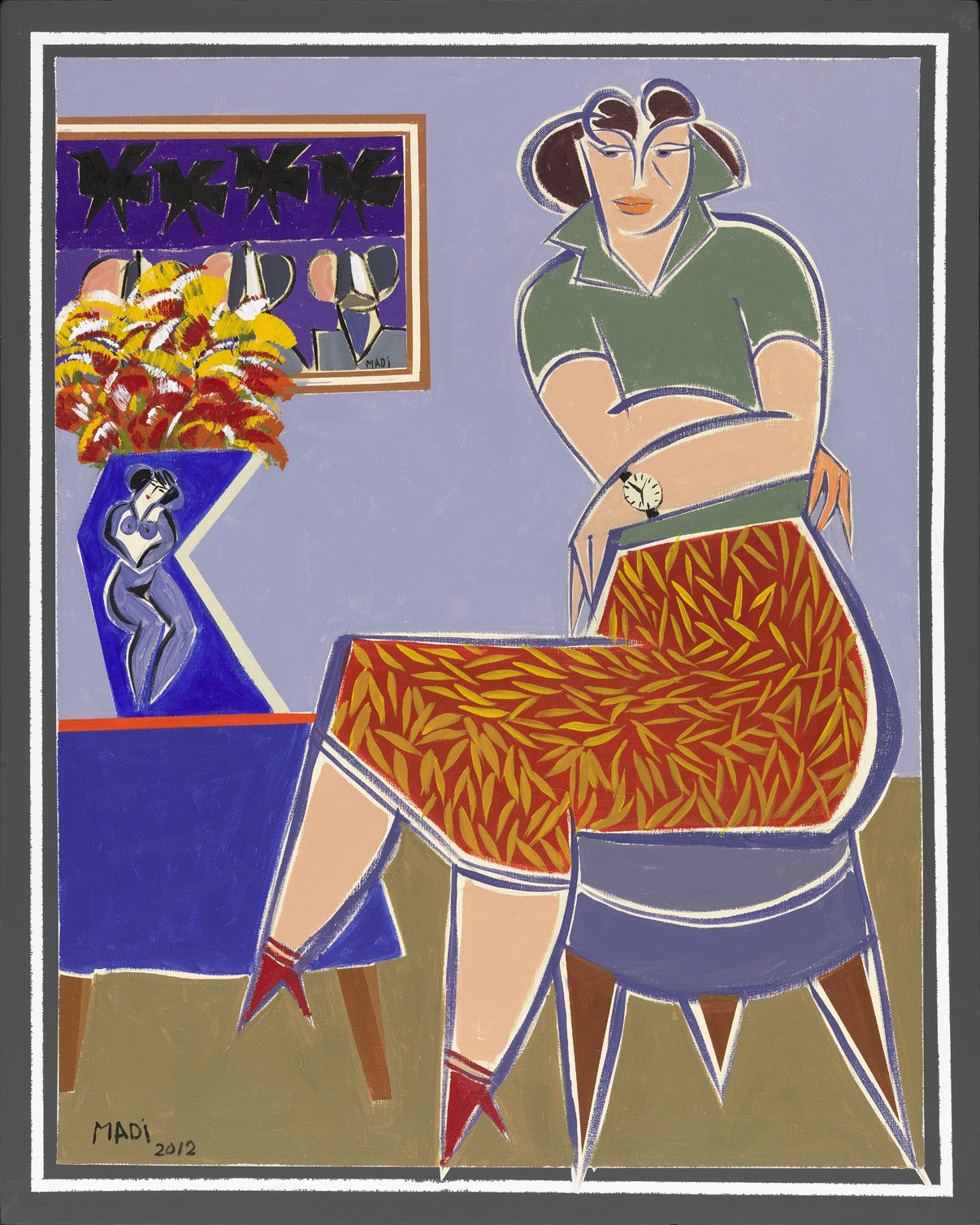 Untitled, 2002 Acrylic on Canvas 130 x 90 cm