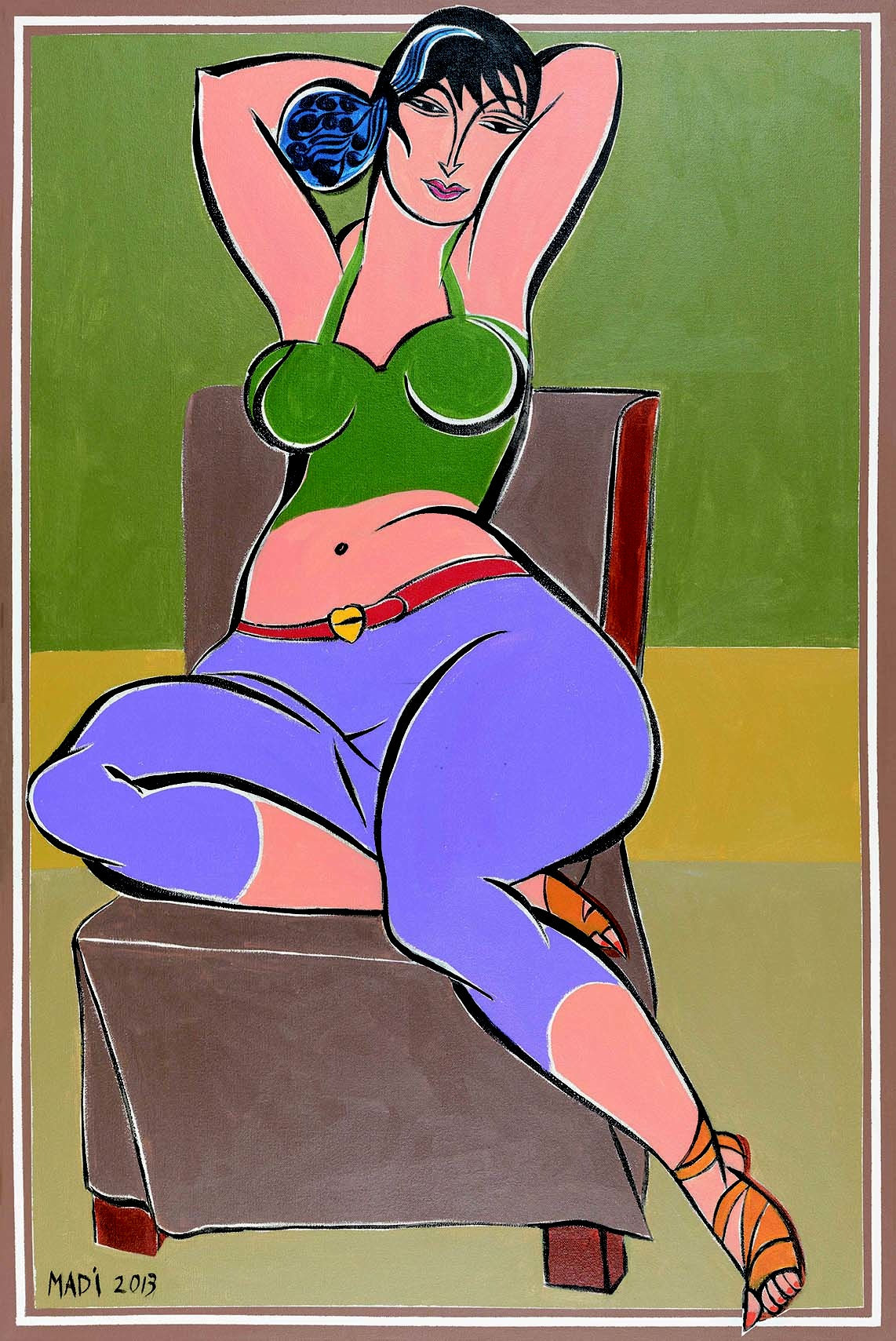 Untitled, 2002 Acrylic on Canvas 151 x 100 cm