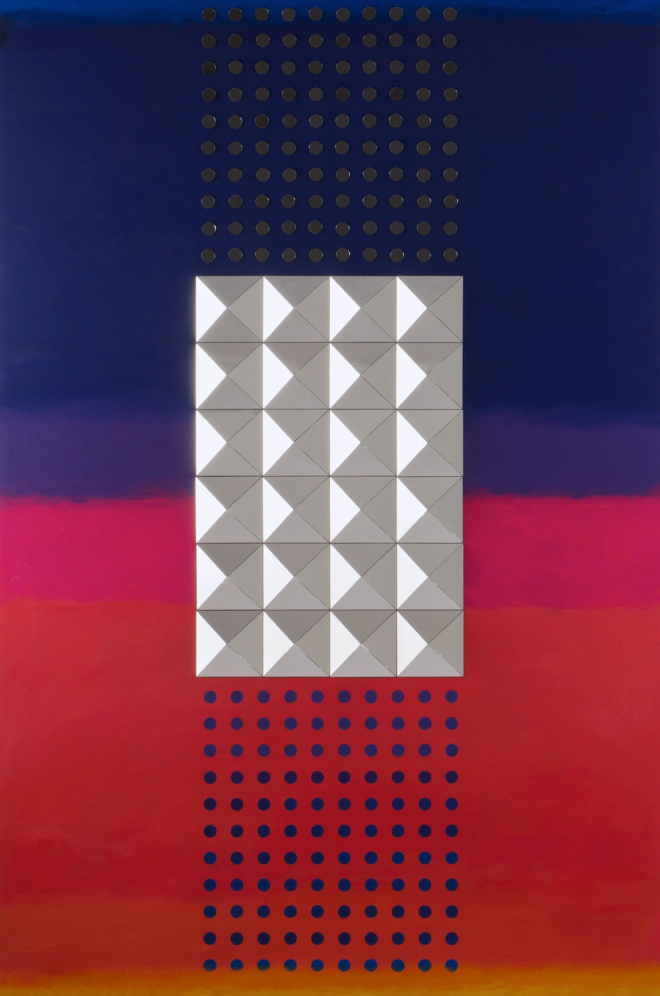 No.3 from Elusive series- acrylic& mirror on board- 150x100 cm-2010