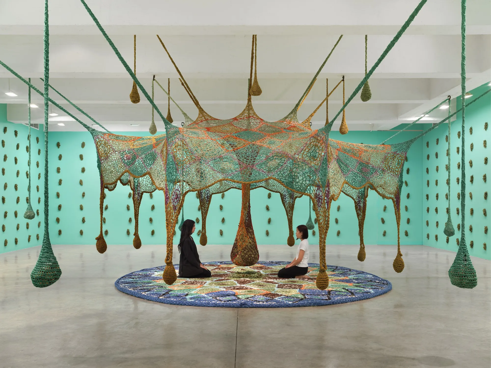 install view of Ernesto Neto's exhibition