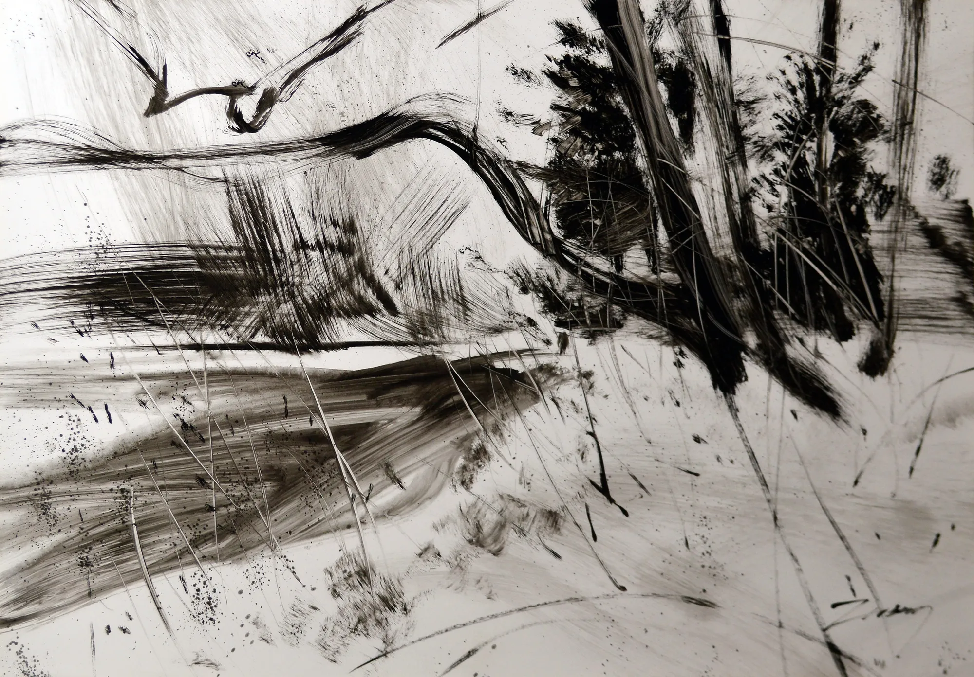 Kim Zarney, KZ0355 Winter Stream I, 2013