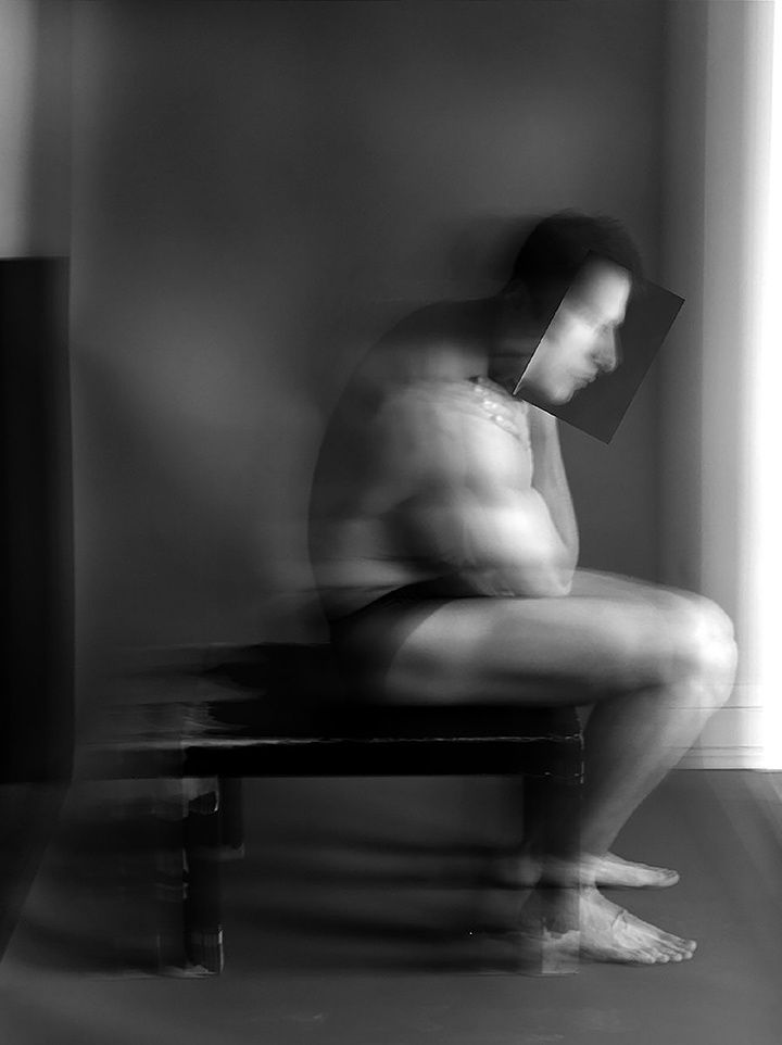 Jeannette Palsa, Man with a Box Head, 2013