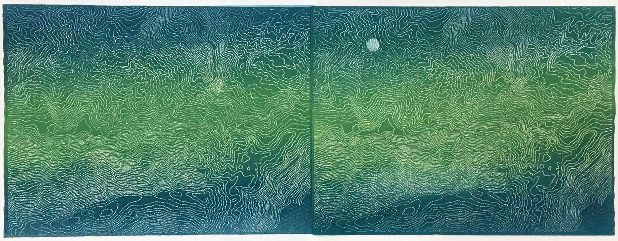 Lisa Schonberg, Earth Vista x 2 Blue Moon #3, 2018