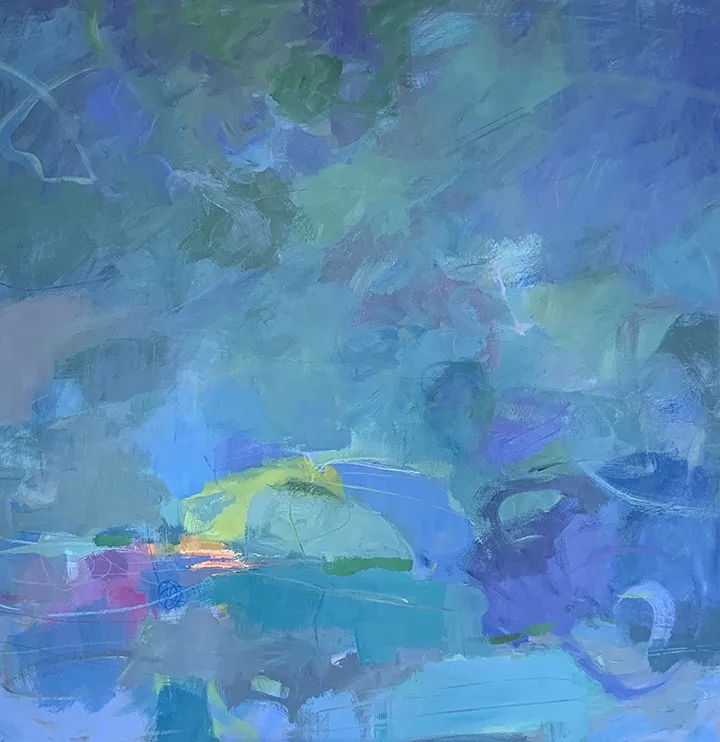 Mary Ann Sedivy, A Blue Night, 2019