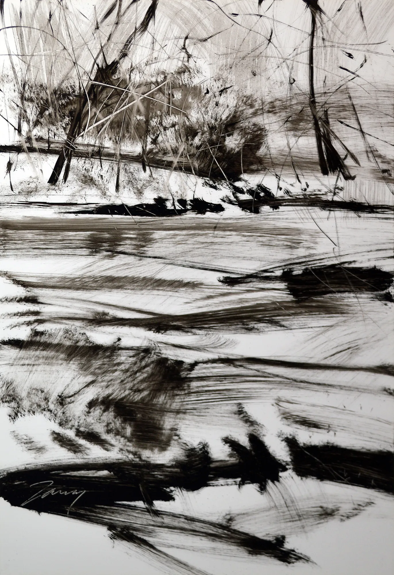 Kim Zarney, KZ0343 Waterfall, 2013