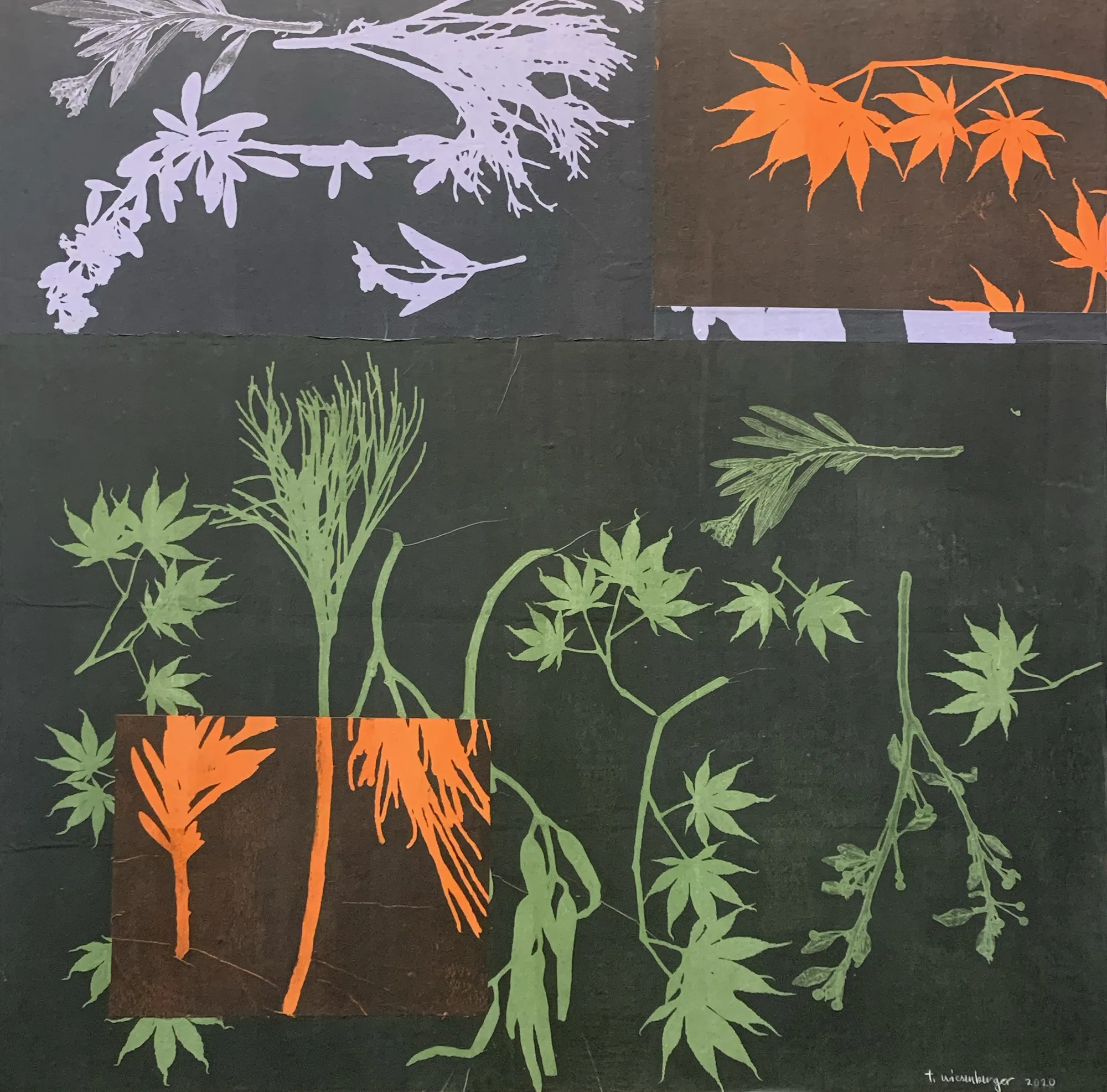 Trudy Wiesenberger, Evening Walks Remembered II, 2020