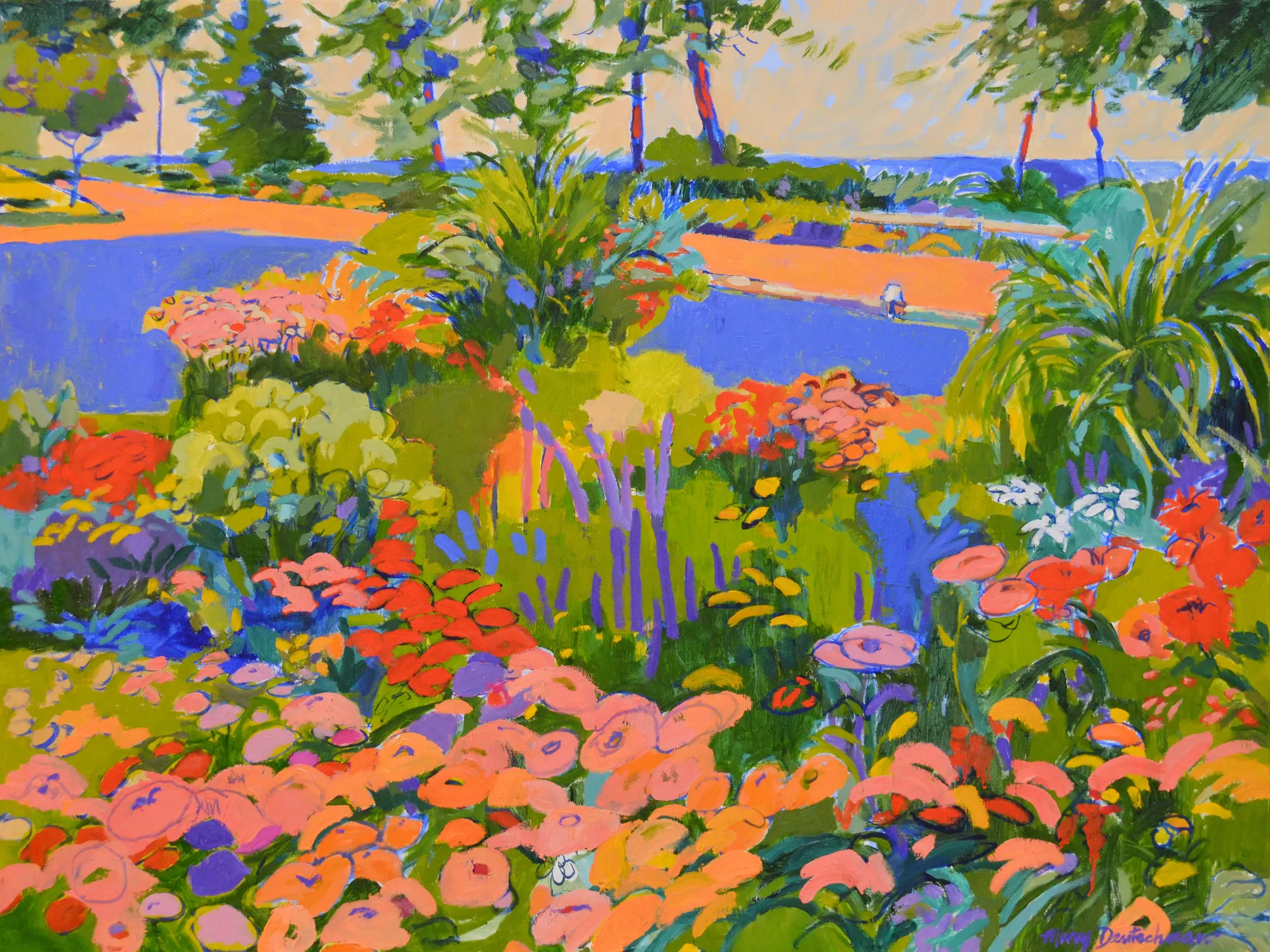 Mary Deutschman, 1046 Garden of Color, 2018