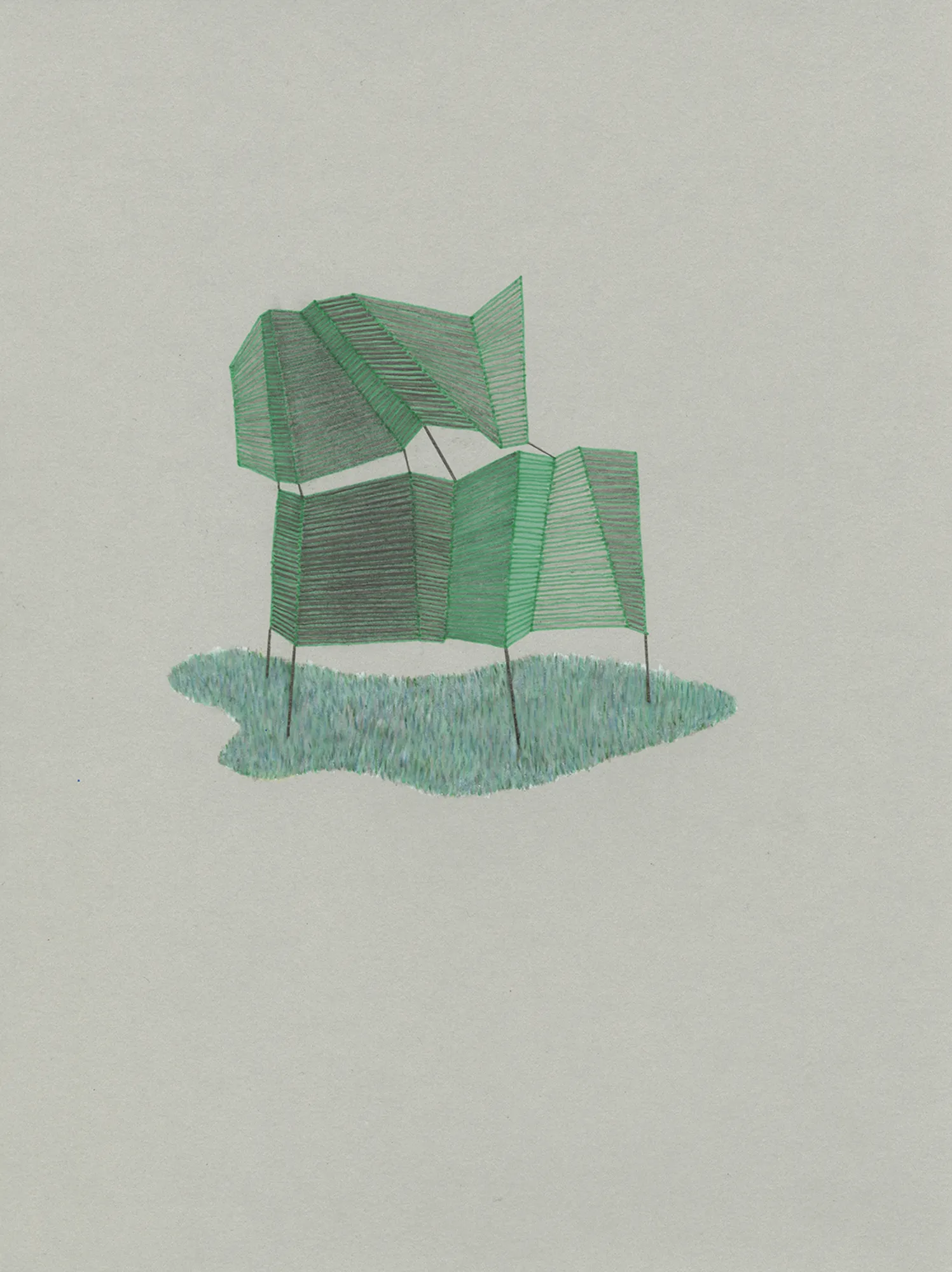 Kristina Paabus, Speculative Structures (Haze) 5, 2019