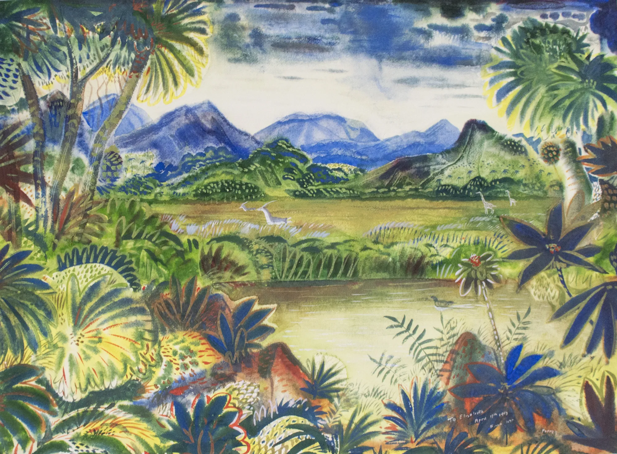 Paul Travis, Untitled African Landscape, 1959