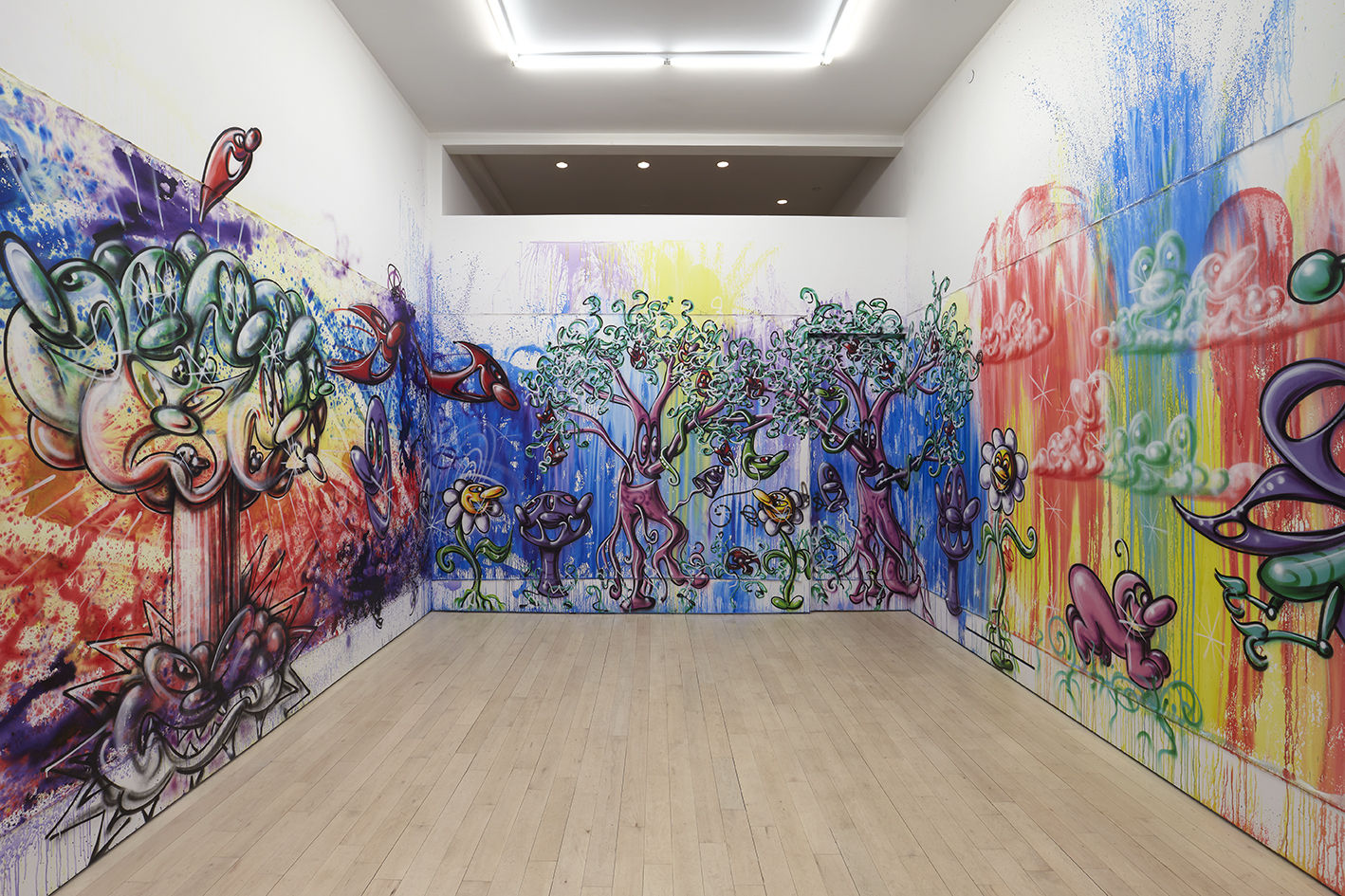Kenny Scharf Evolution Revolution Installation View 1