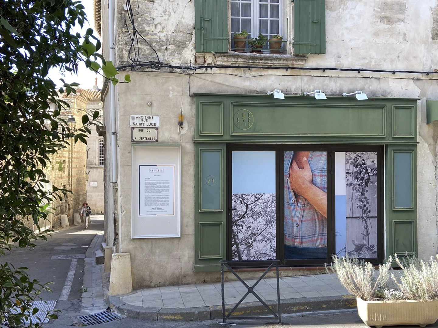 Installation view at The Eye Sees Arles