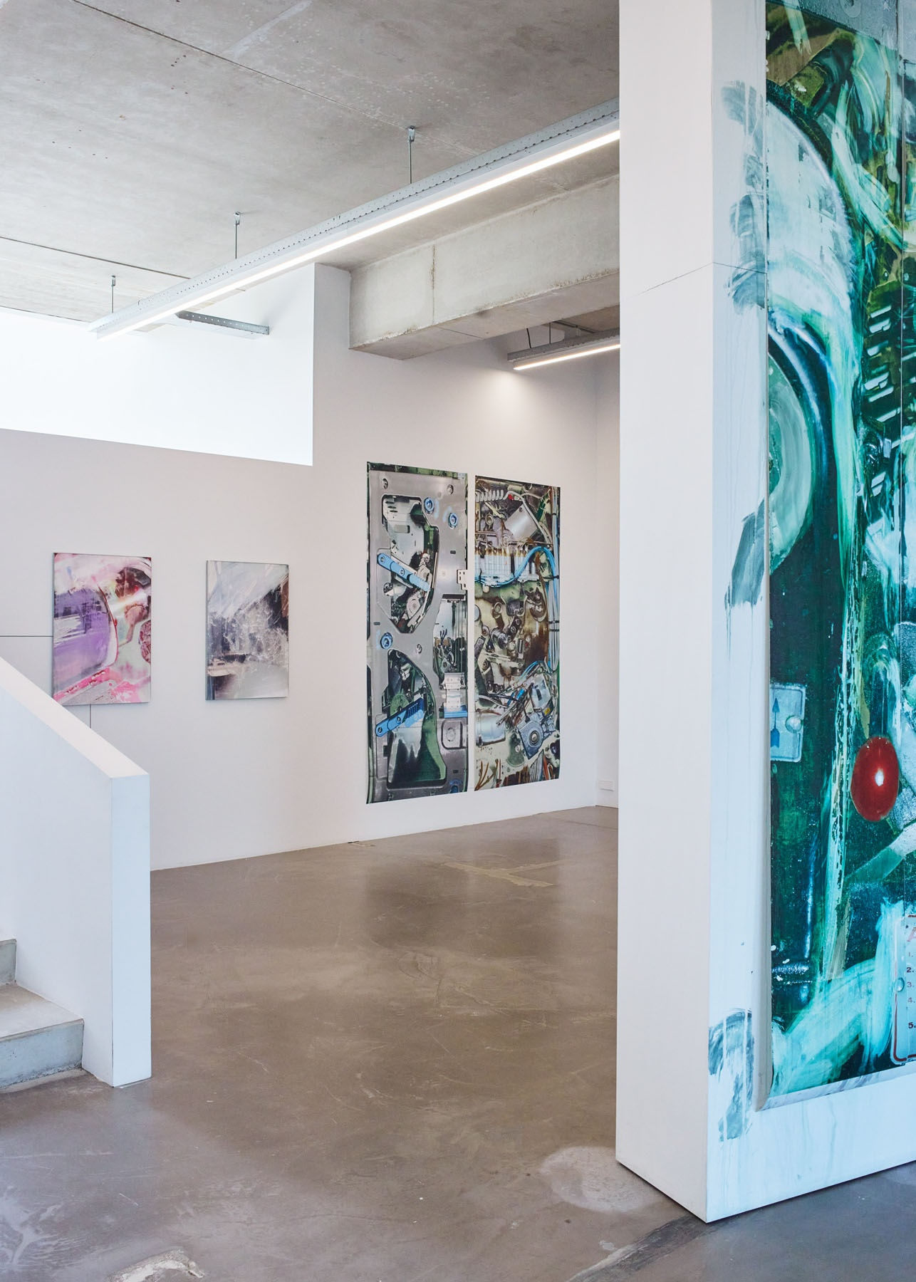 Installation view of The Keys to the Factory by Jean-Vincent Simonet at The Ravestijn Gallery