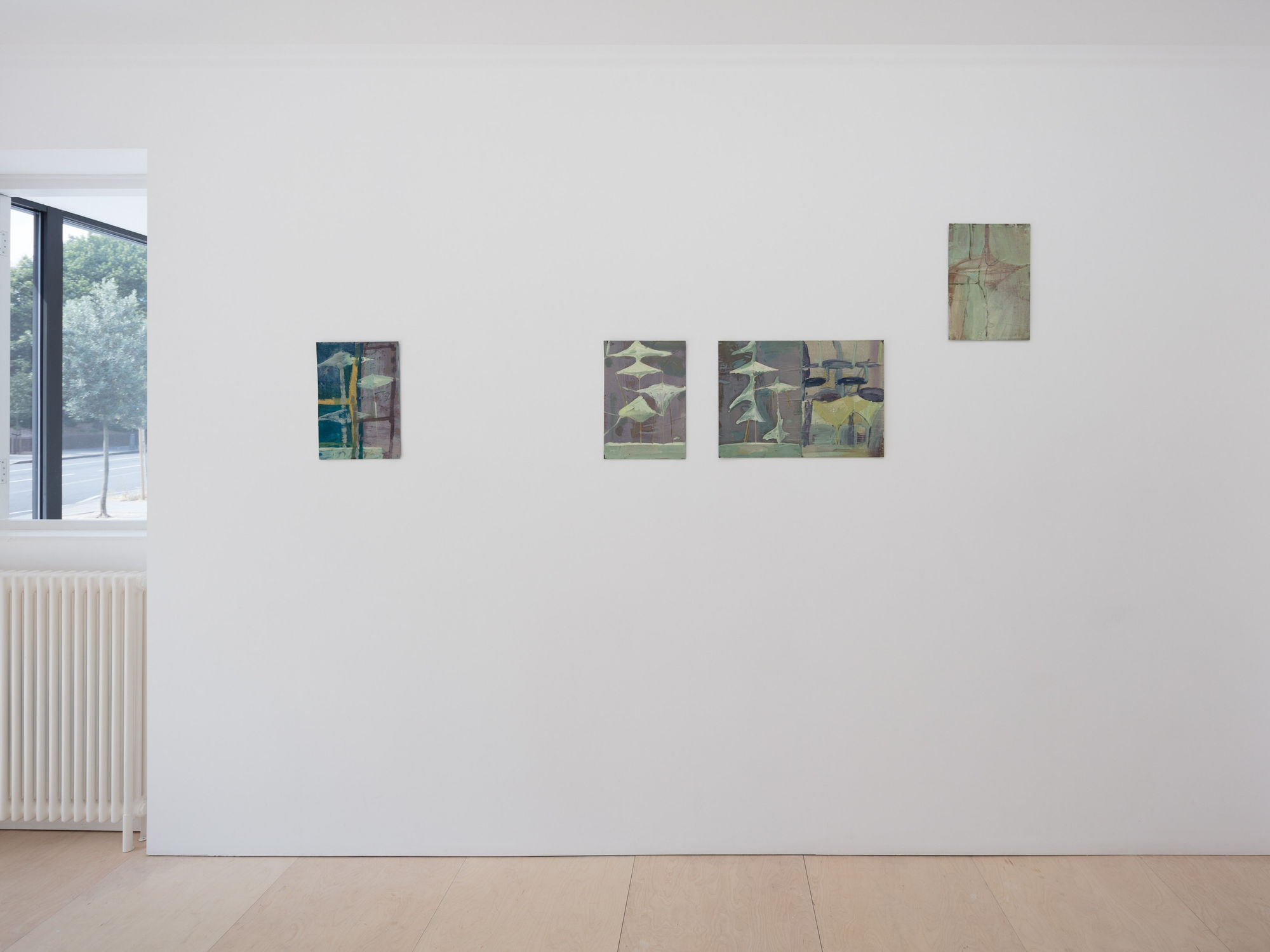 The shape left by the body