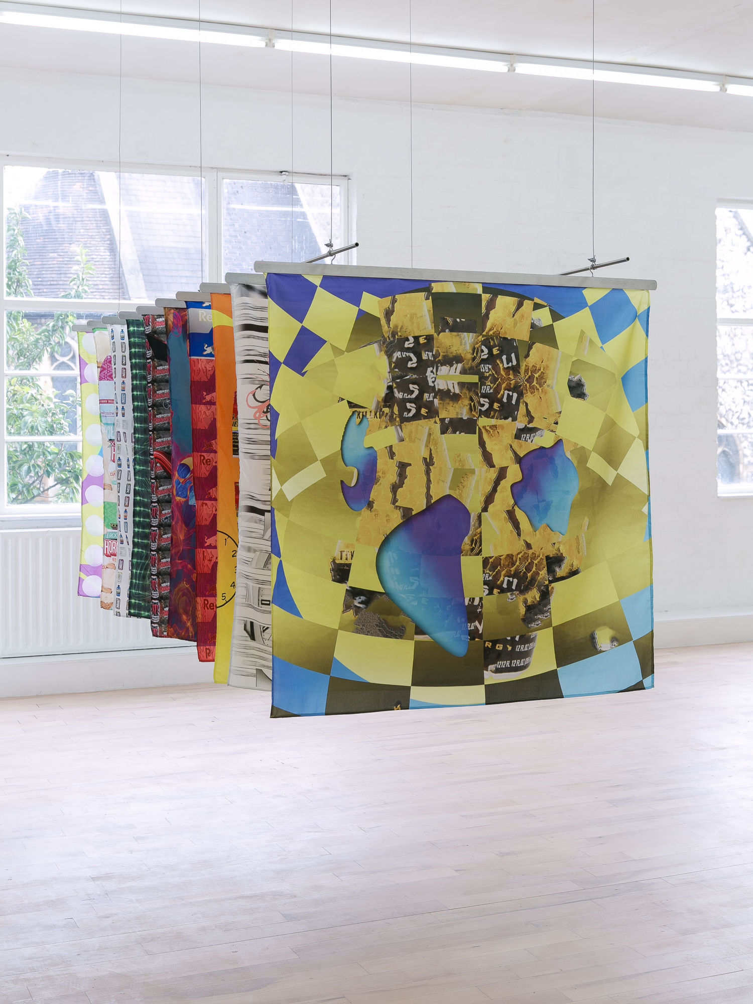 Danilo Correale Boosted, 2014 Organic print on synthetic silk 100 x 100 cm (x 10)