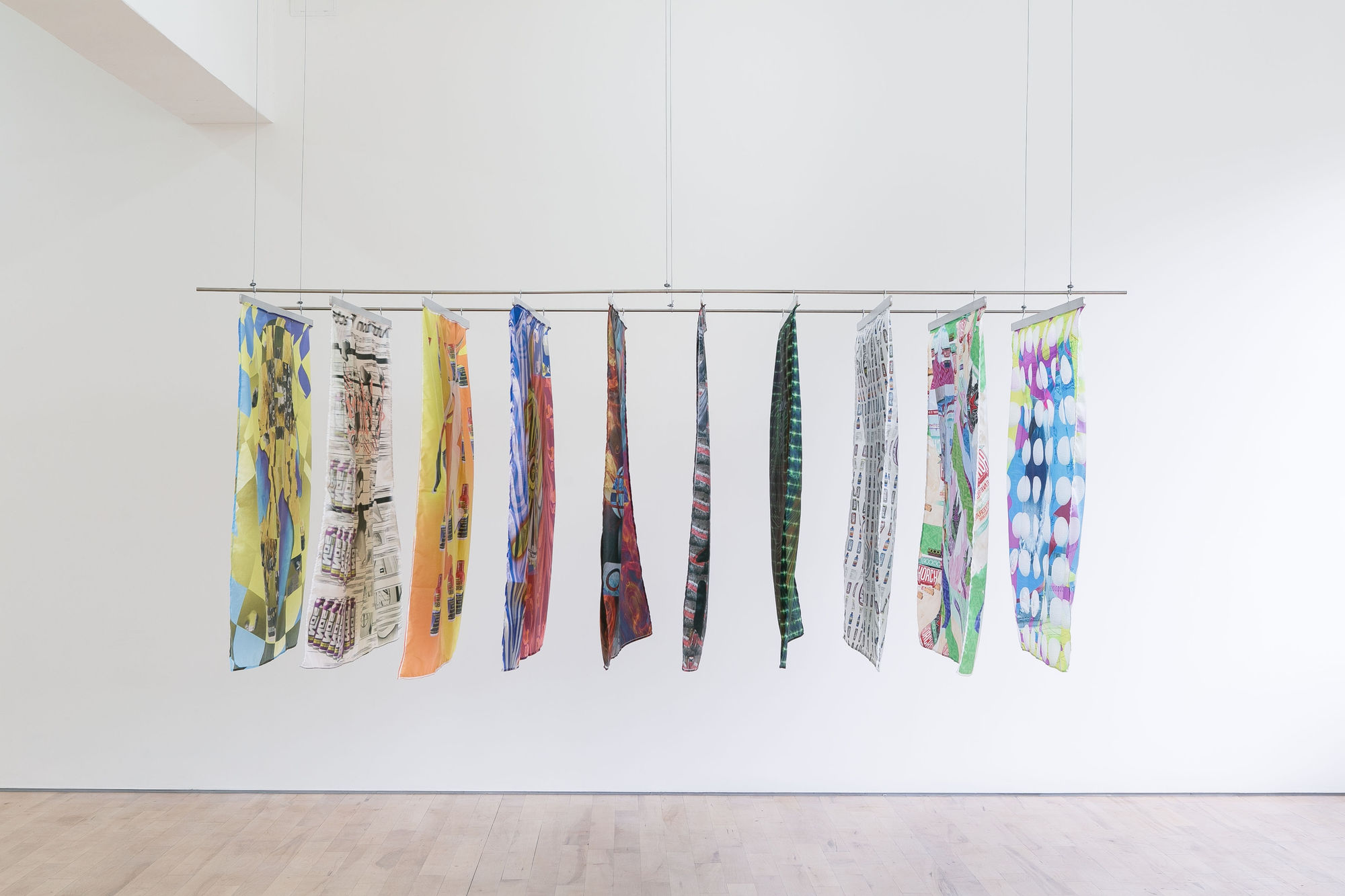 Danilo Correale Boosted, 2014 Organic print on synthetic silk 100 x 100 cm (x 10)