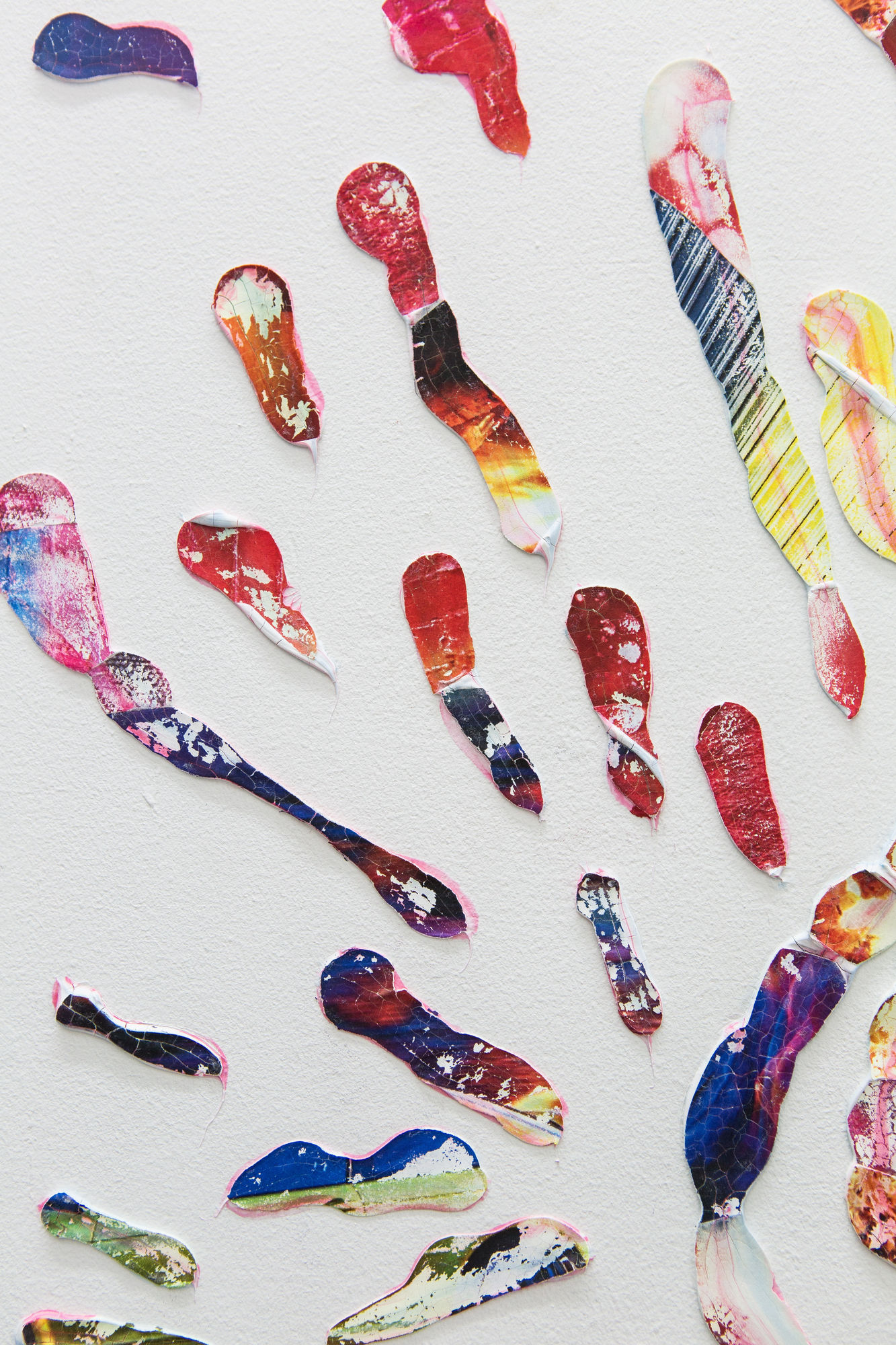 Samara Scott Landscape, 2014 Toothpaste, magazines